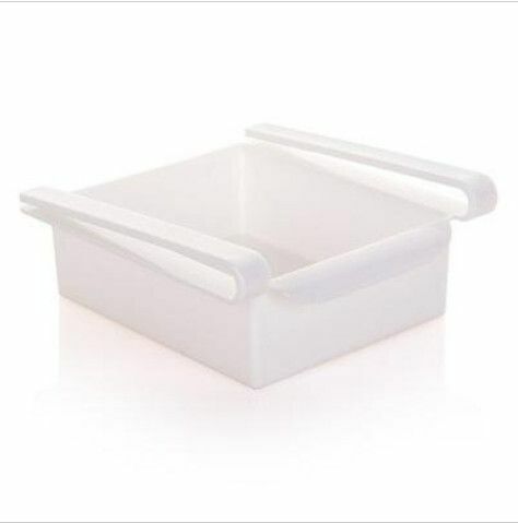熱推【白色1件】伸縮式 冰箱 雪櫃 收納架 | 廚房 免打孔 置物架 食物架 掛架