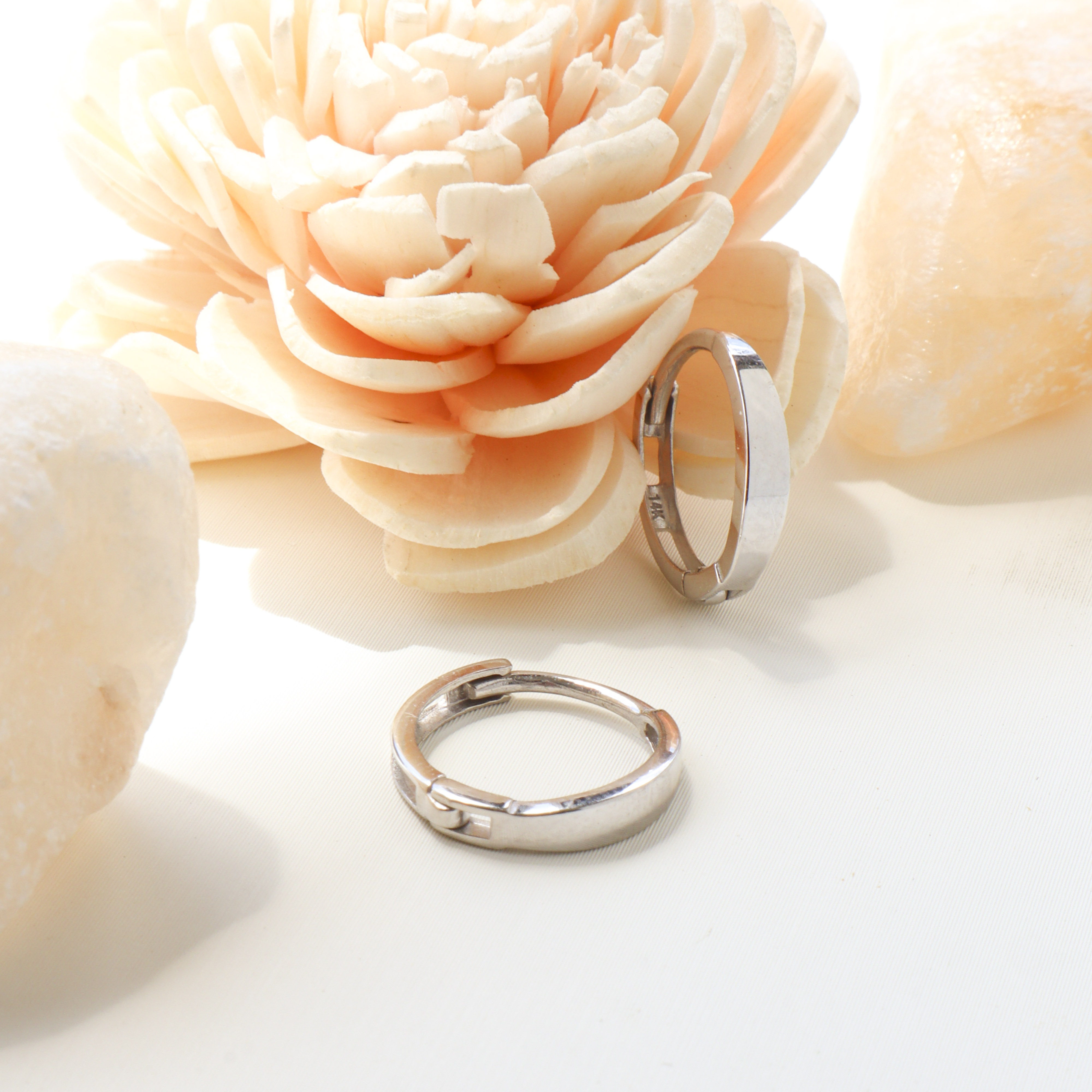 14K/經典圓圈耳環