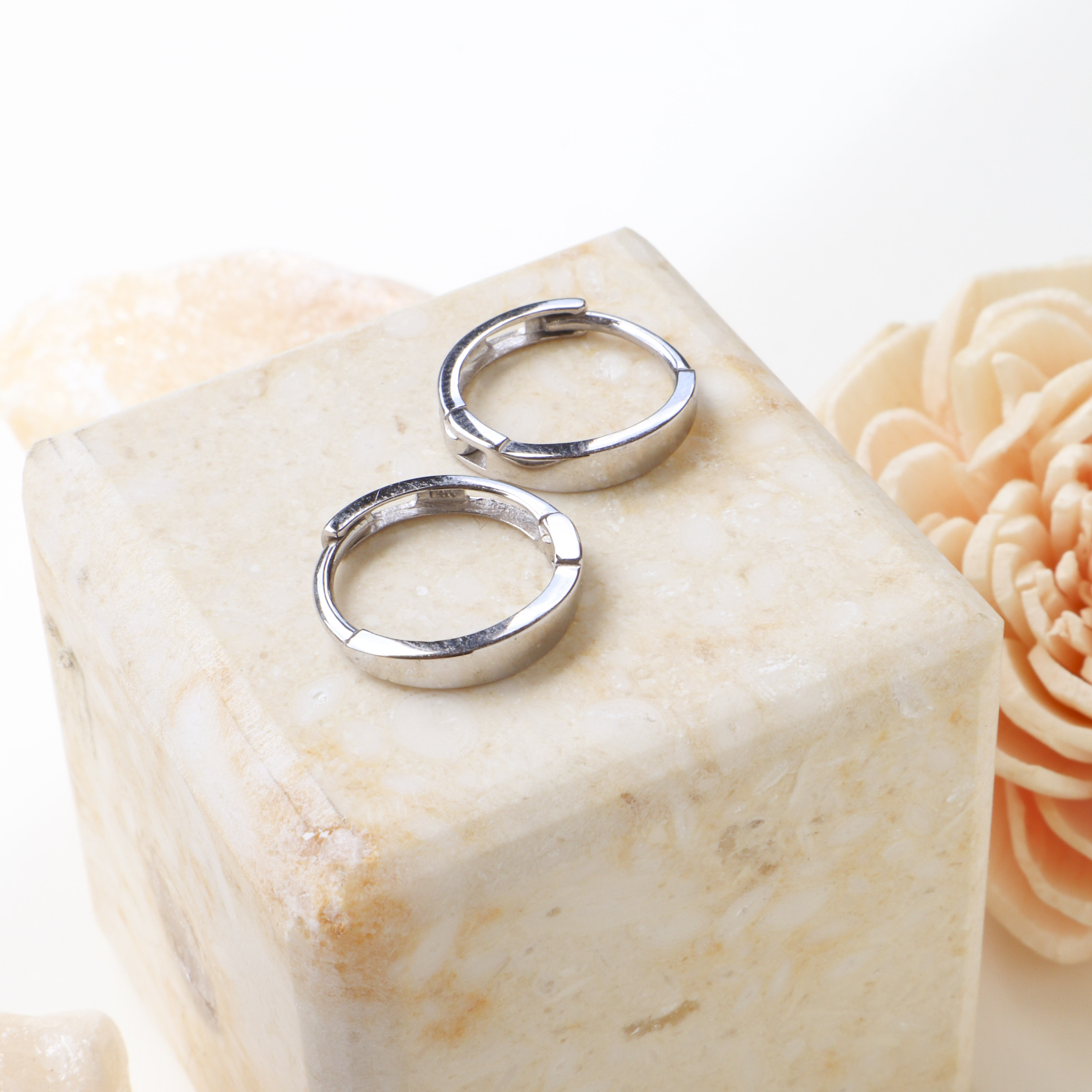 14K/經典圓圈耳環