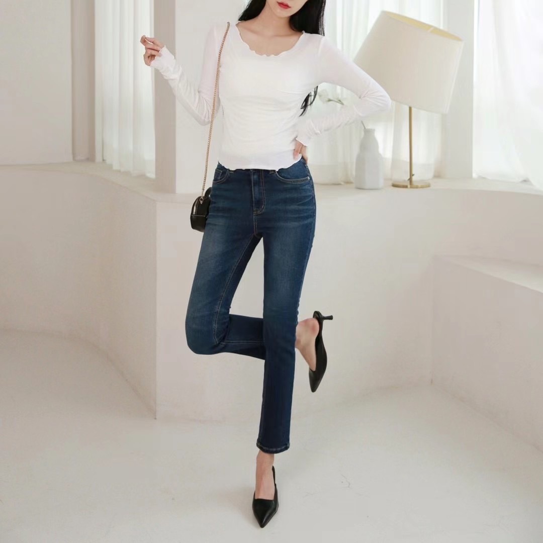 3062彈性牛仔長褲