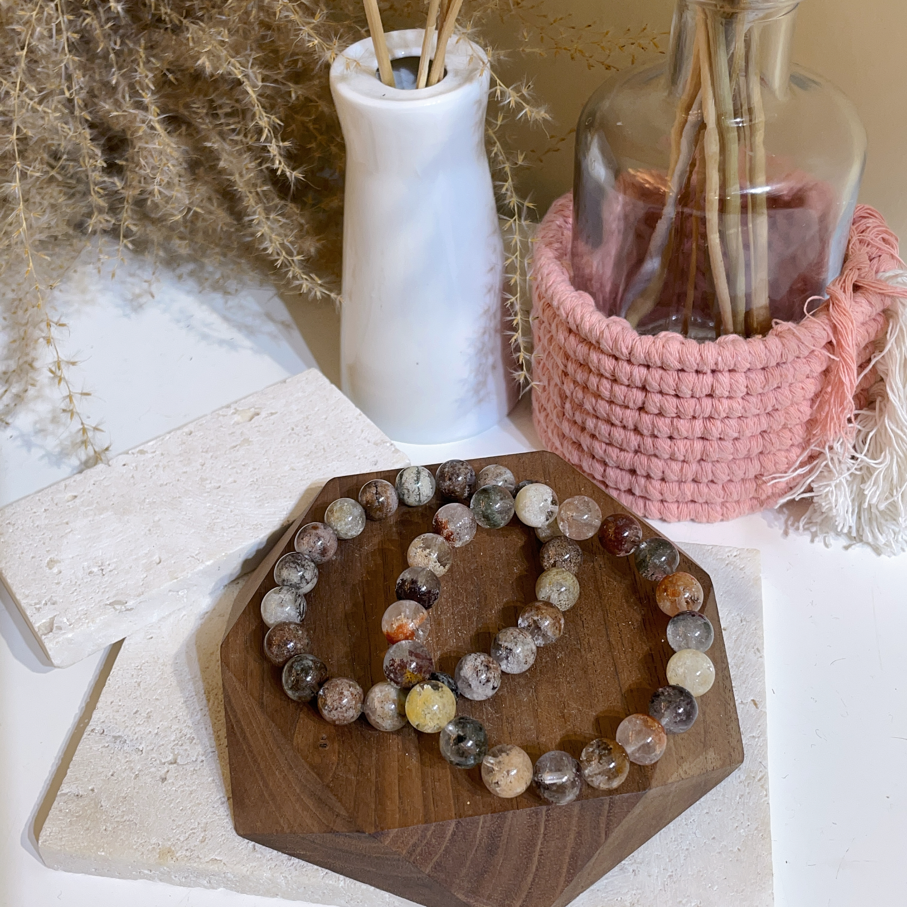 透體半盤四季幽靈手串