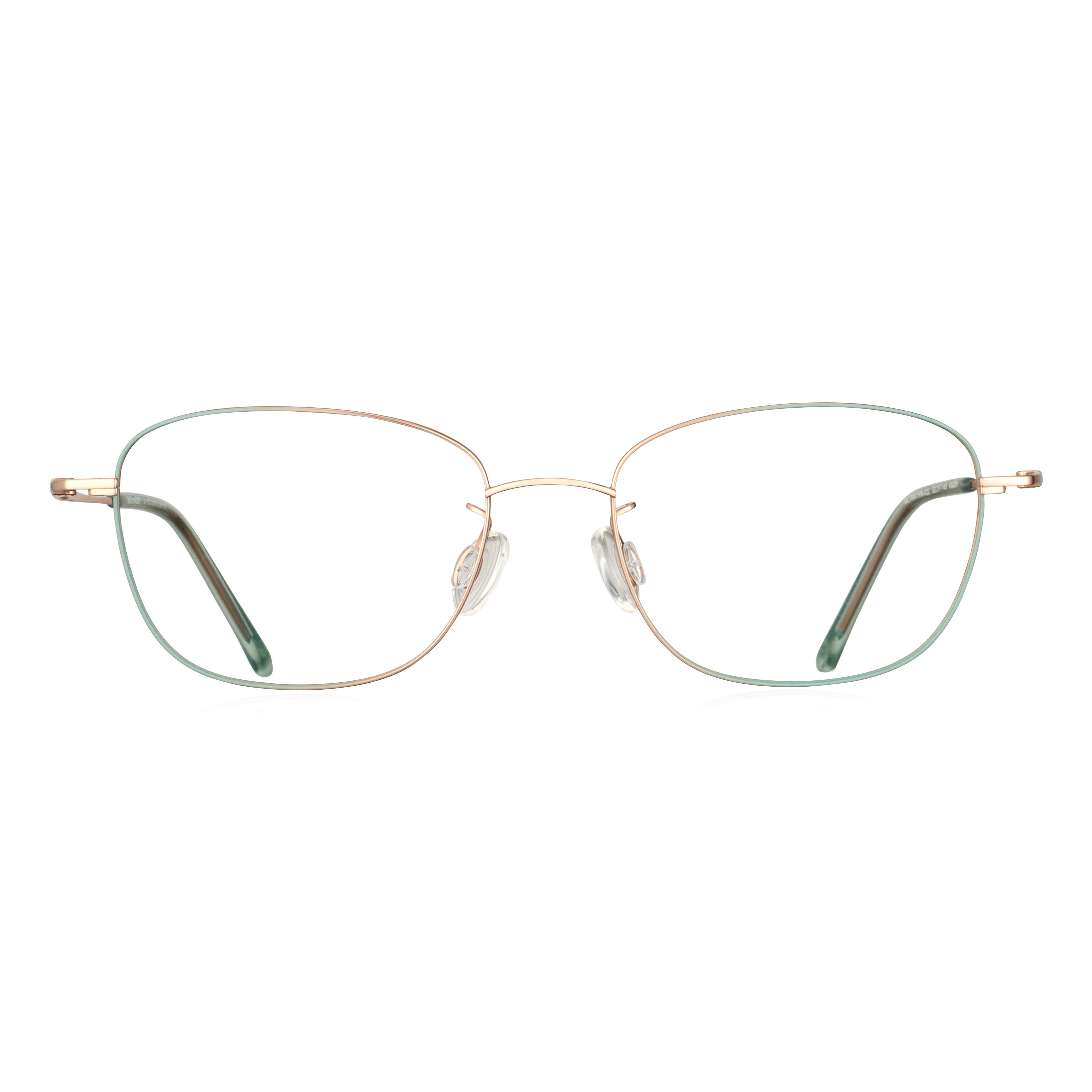 鈦金屬摩登知性款方框眼鏡-一色可選