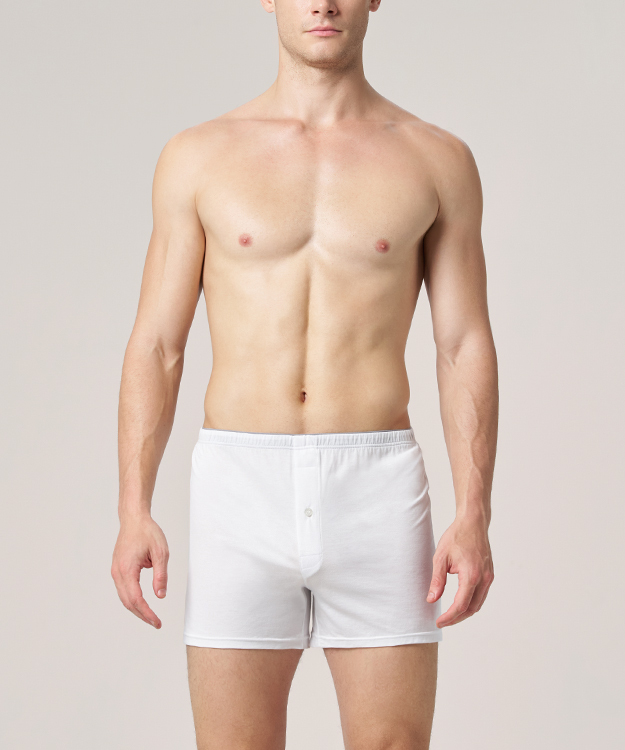 金絲棉系列 男內露帶寬鬆平口褲 HE4572