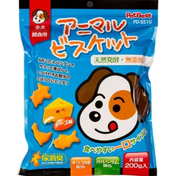 【PET BEST】動物造型餅乾/消臭餅乾/寵物零食/狗狗點心200g