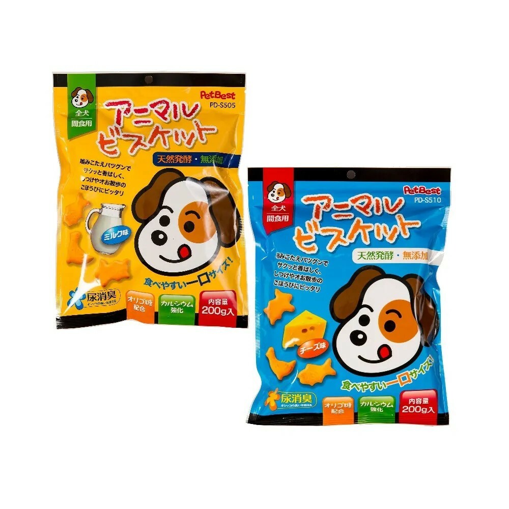 【PET BEST】動物造型餅乾/消臭餅乾/寵物零食/狗狗點心200g