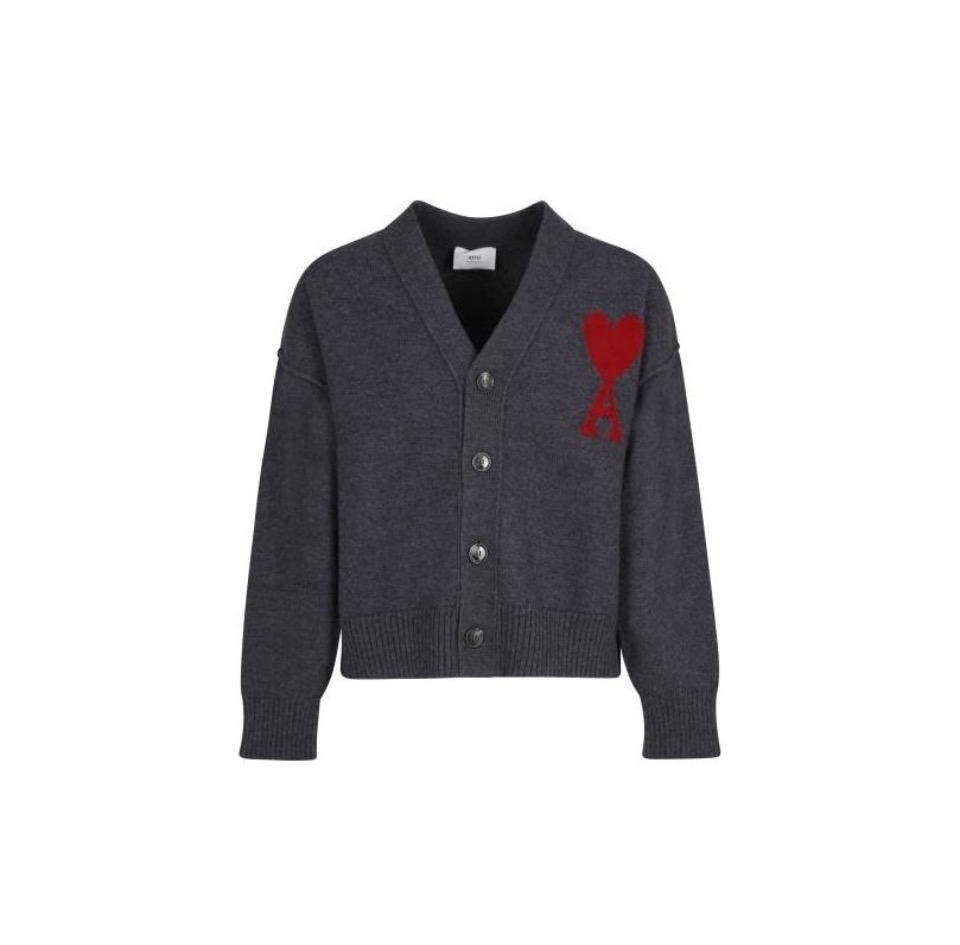 大愛心開襟衫毛衣 (4色)