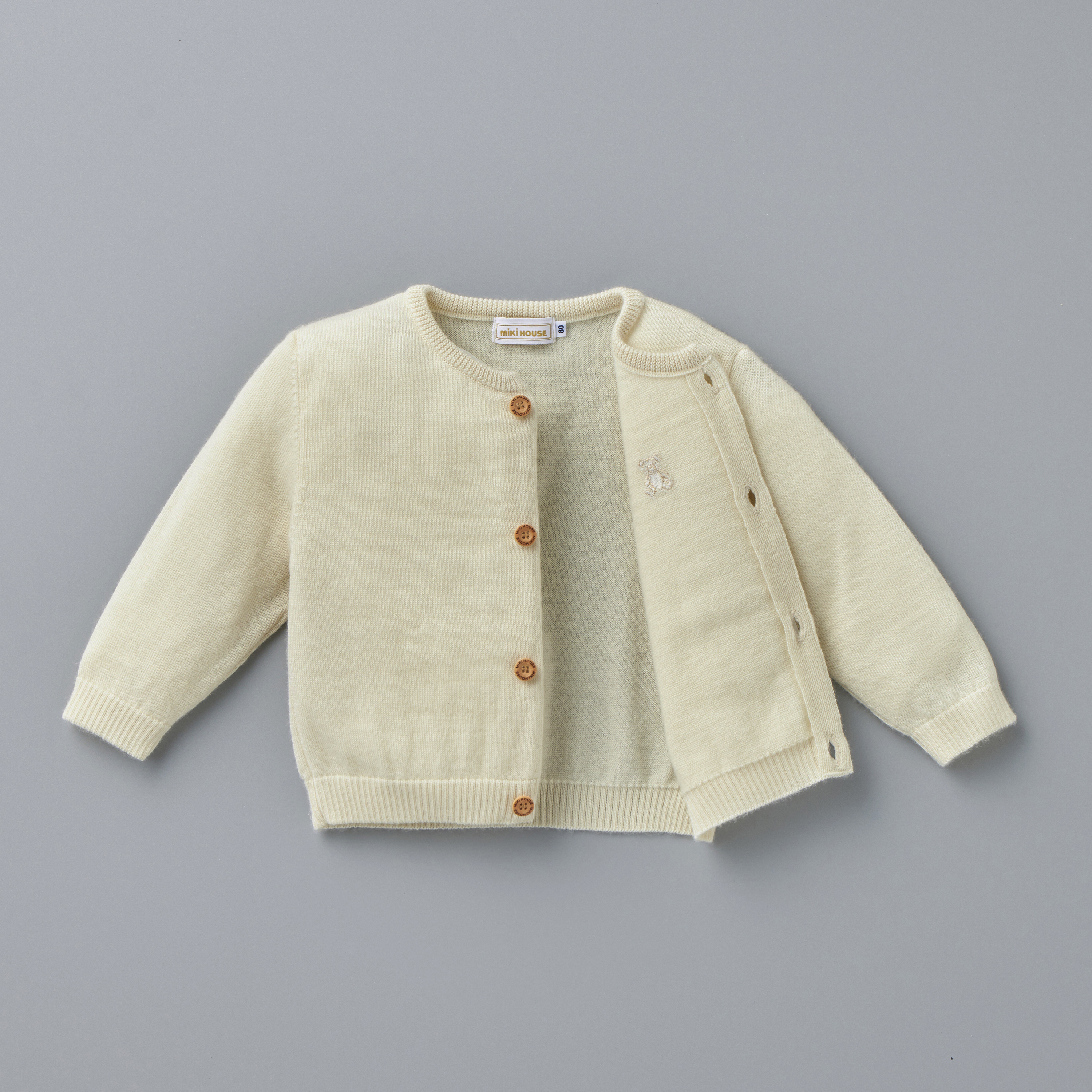 GOLD LABEL 免仔Logo針織外套