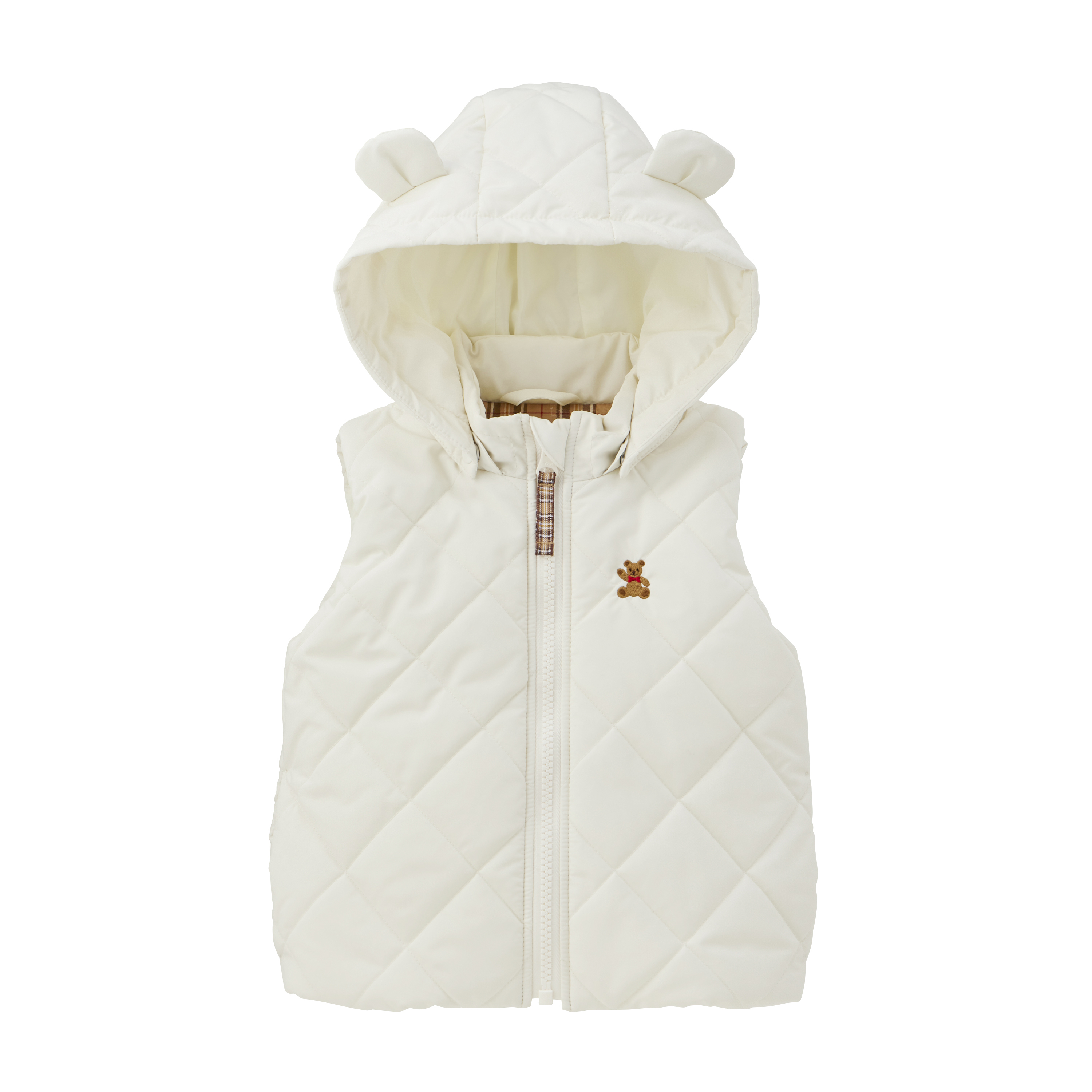 MH 白色夾棉外套