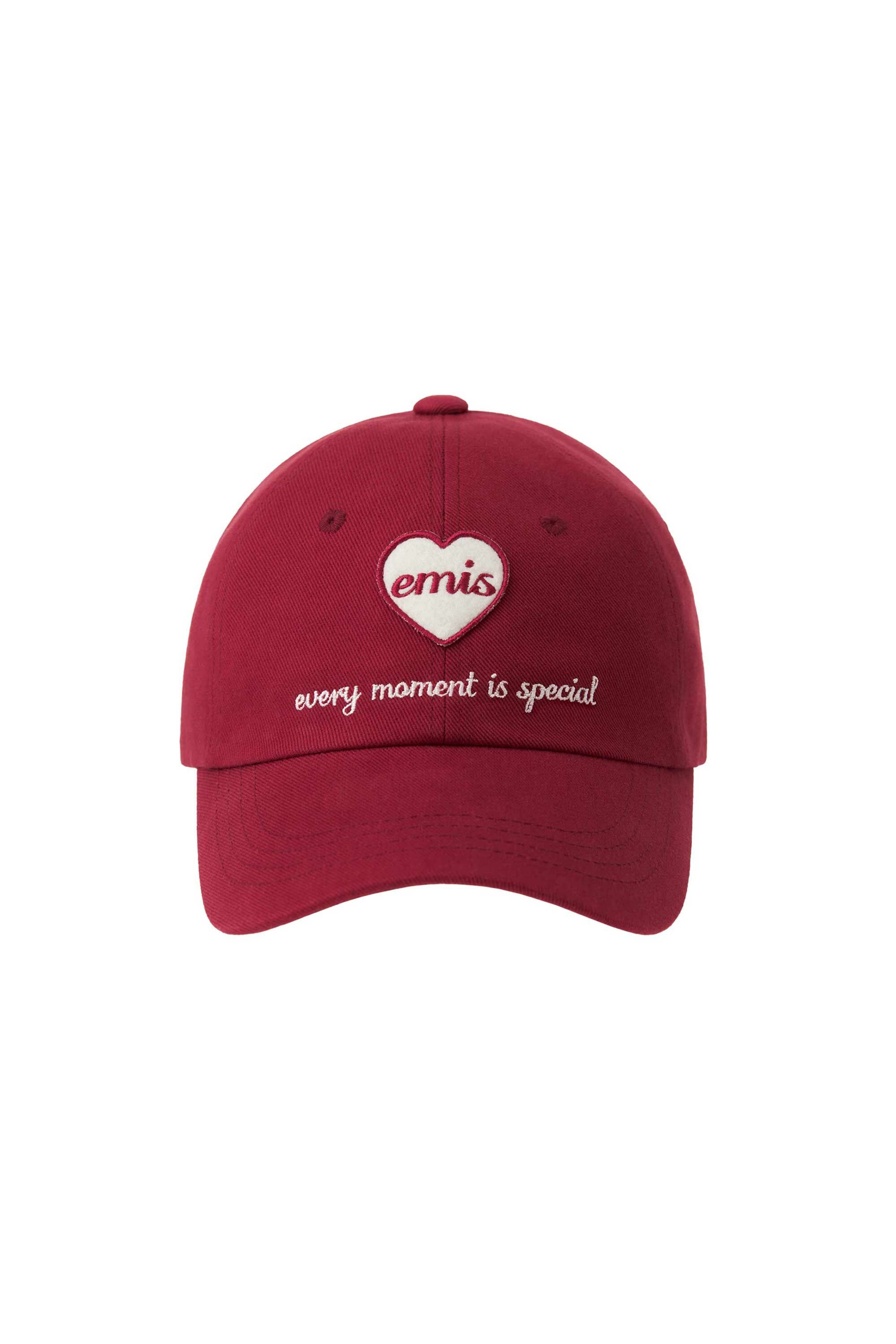 EMIS☆人気ロゴキャップ♪HEART WAPPEN BALL CAP(8color) HEART WAPPEN BALL CAP-BROWN - EMIS