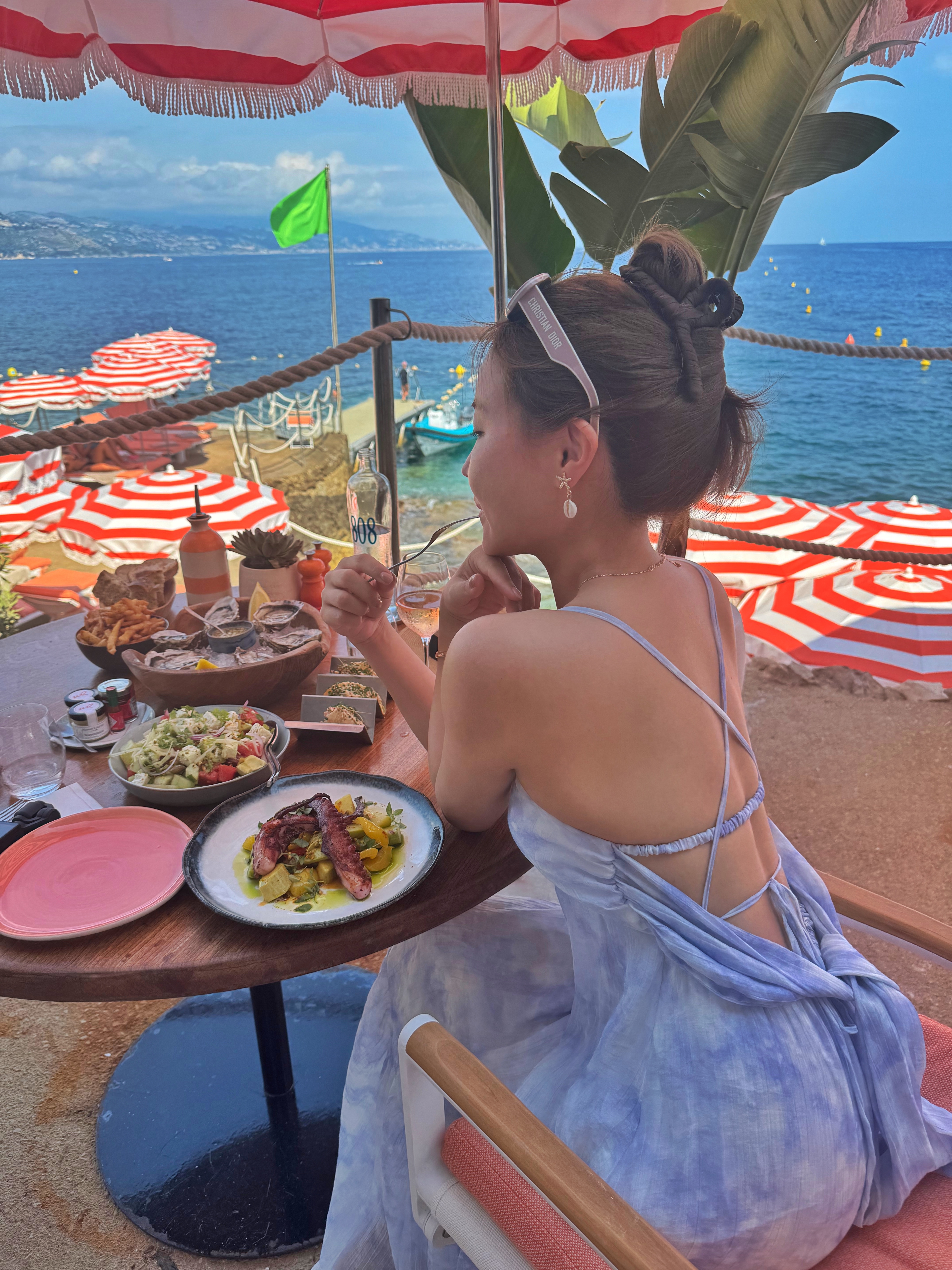 Relaxing time 海島時光 細肩帶露背雪紡洋裝