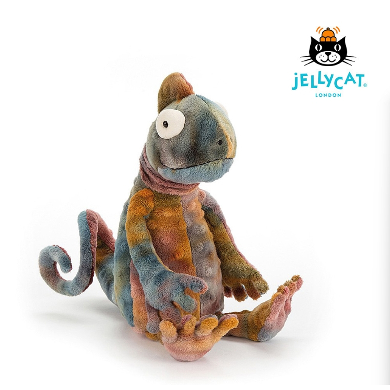 【樂森藥局】✨猜猜我是誰✨英國 Jellycat Colin Chameleon 變色龍 29cm/公分、絨毛玩偶