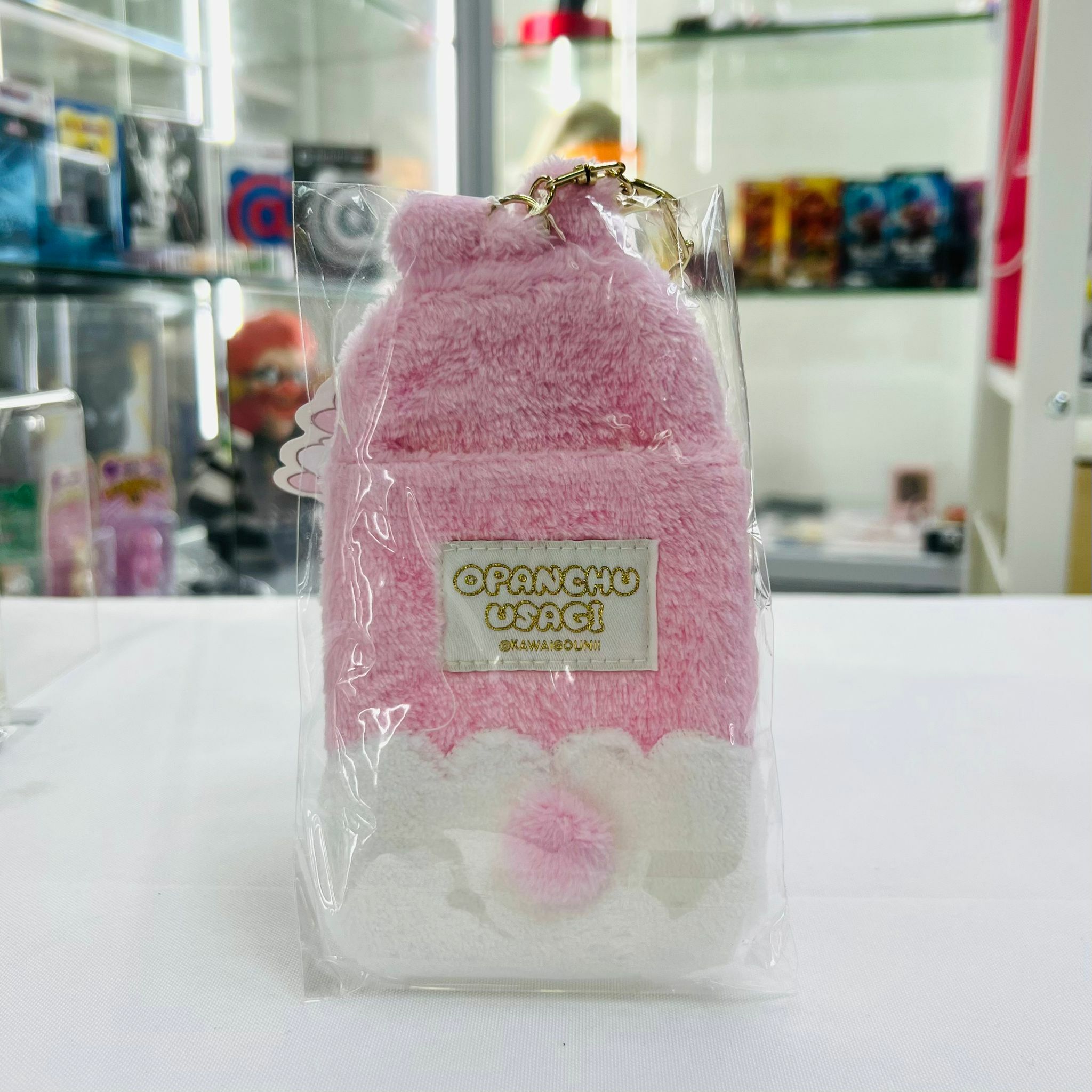 Opanchu Rabbit Trading Card Case BE Oshikatsu Keychain