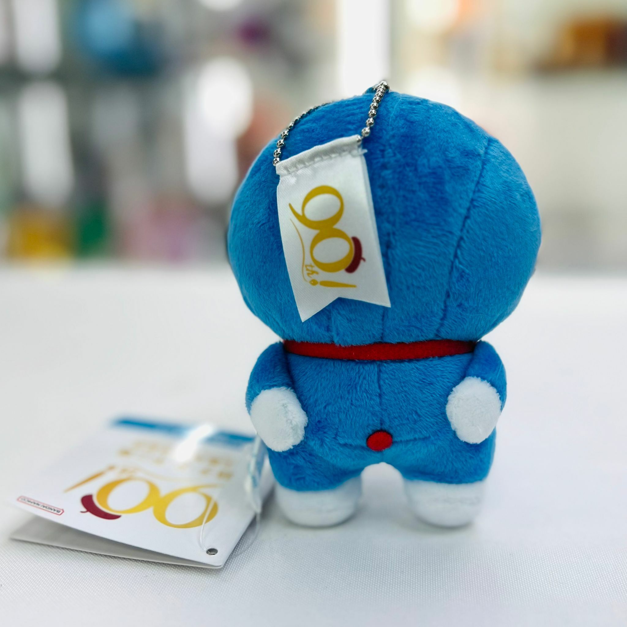 Doraemon Plush Mascot Fujiko F. Fujio 90th Anniversary Strap Keychain