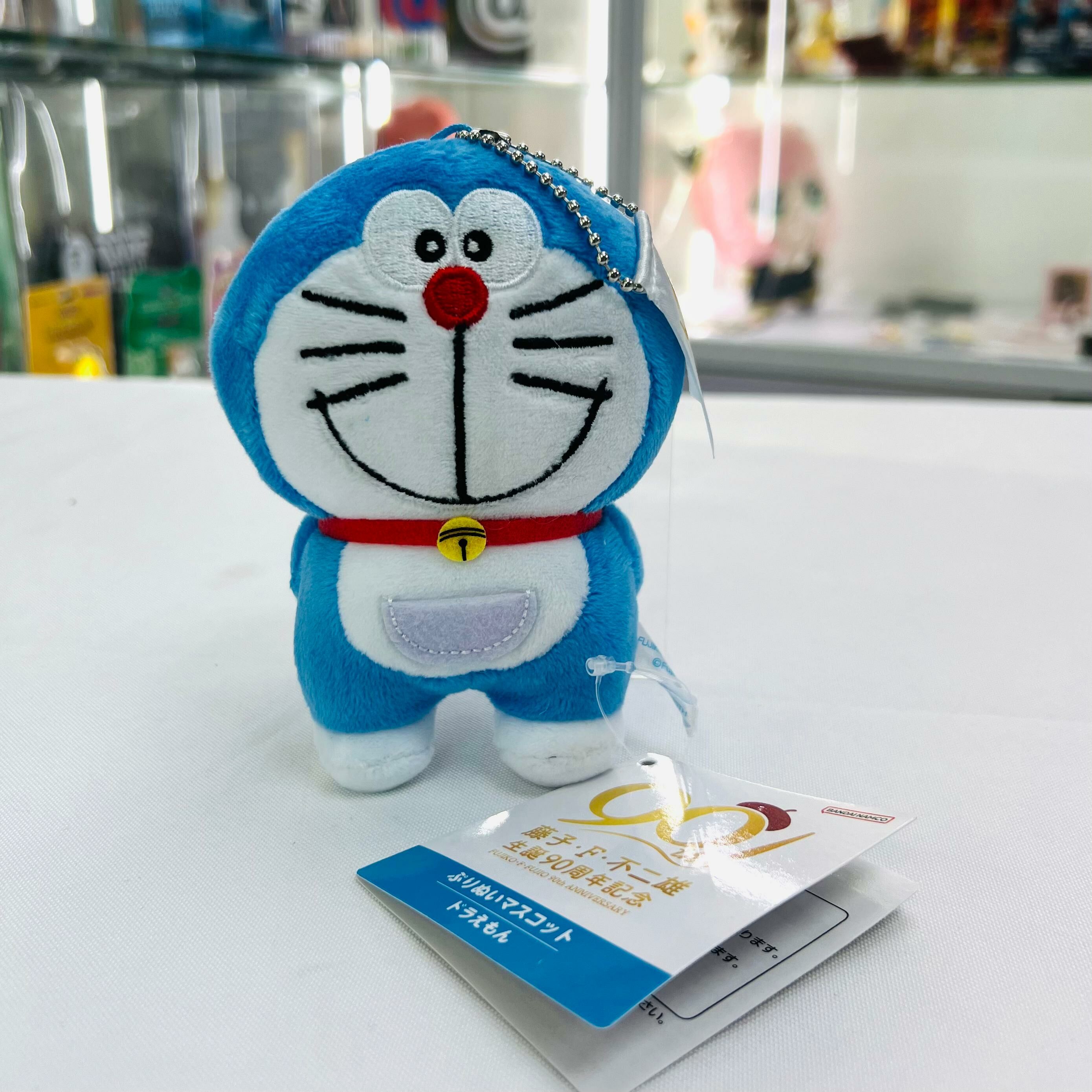 Doraemon Plush Mascot Fujiko F. Fujio 90th Anniversary Strap Keychain