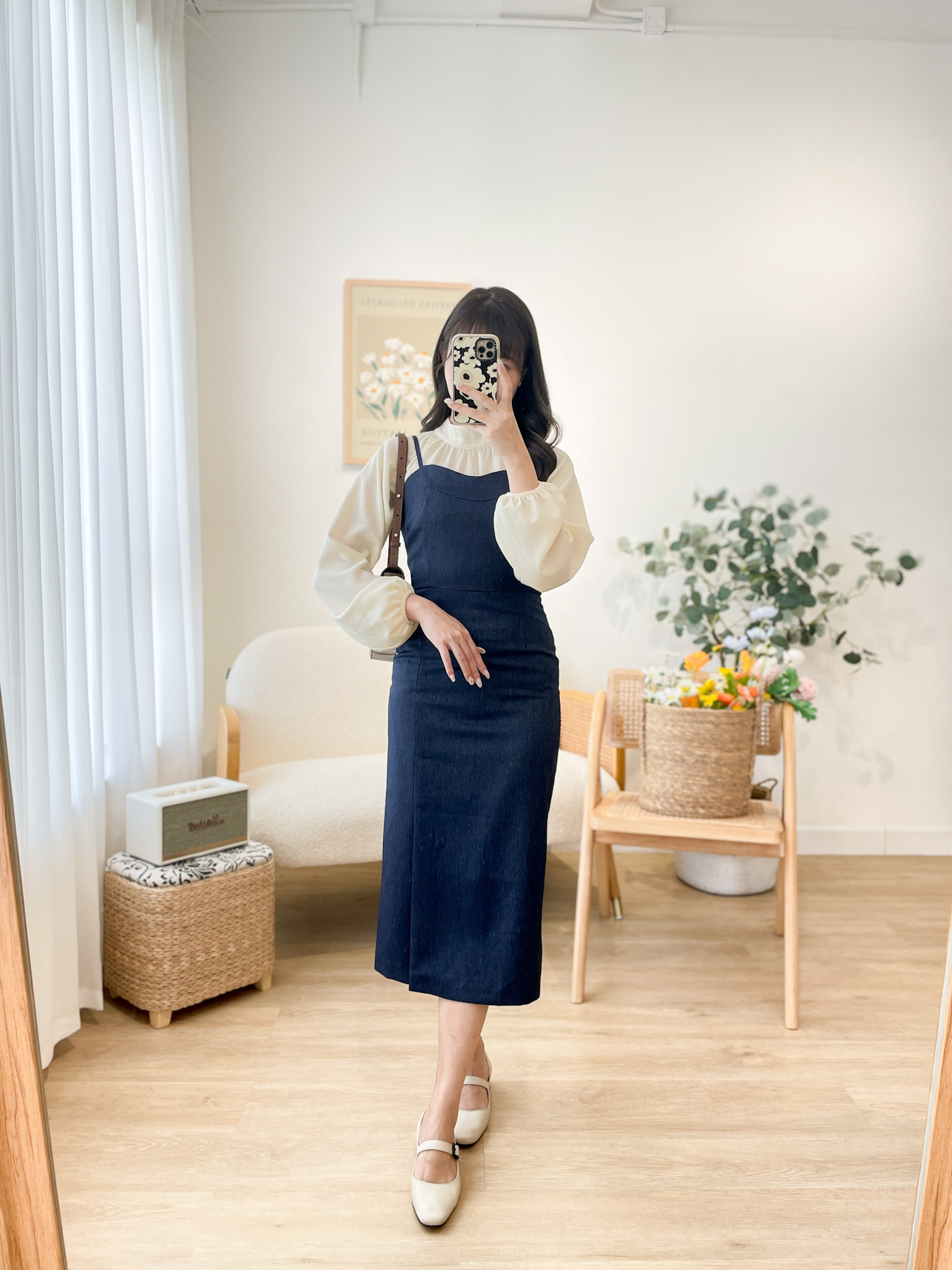 OP506 Elegant Split Sling Dress