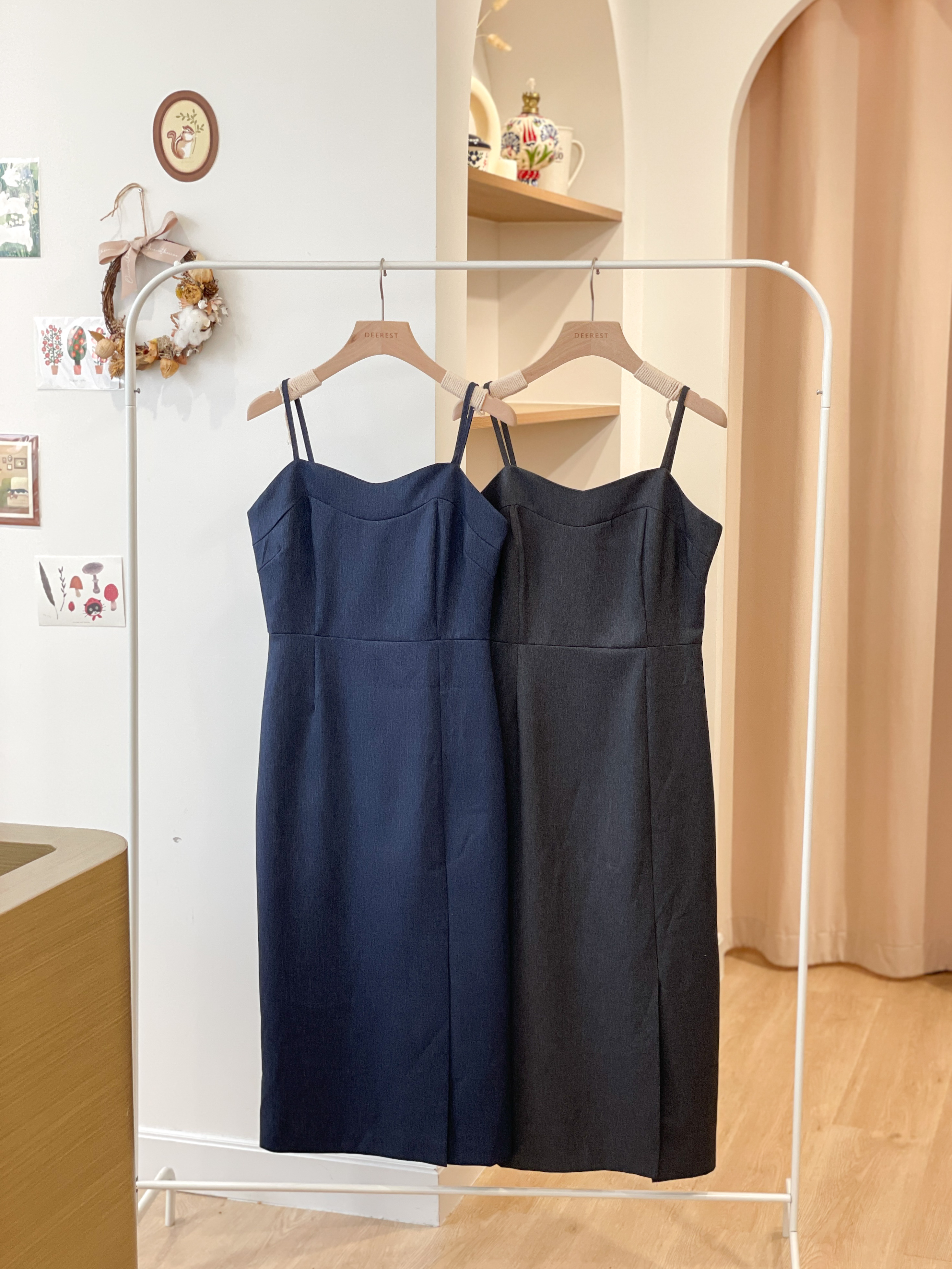 OP506 Elegant Split Sling Dress