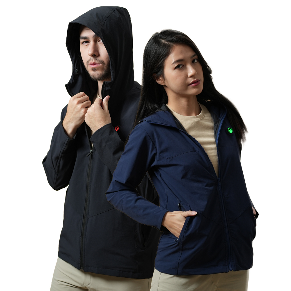 𝙊𝟱𝙋𝙍𝙊  𝐀𝐈 智能控溫外套 會員獨享霸王價 NT2880  寒流剋星  1鍵主動發熱 10秒升8度 脖子也會熱/  防曬防小雨 )  今天下單明天出貨