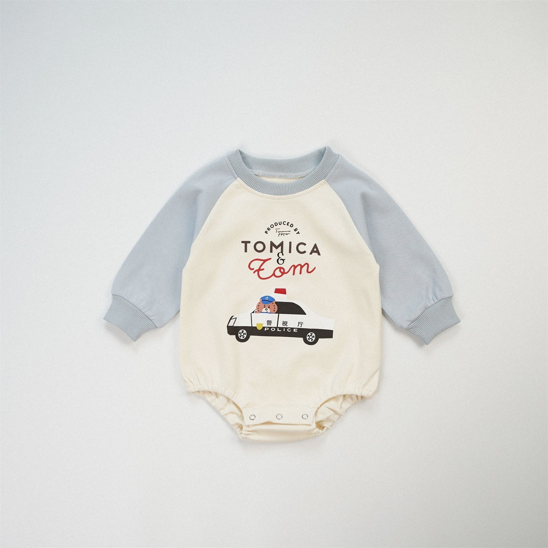 三色車車包屁衣