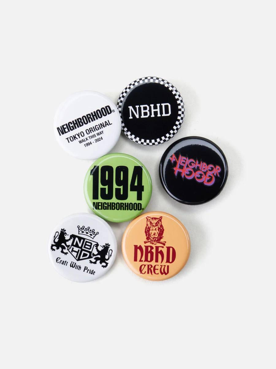 【NEIGHBORHOOD】PIN BUTTON SET Neighborhood Pin Button Set B | Caliroots.com
