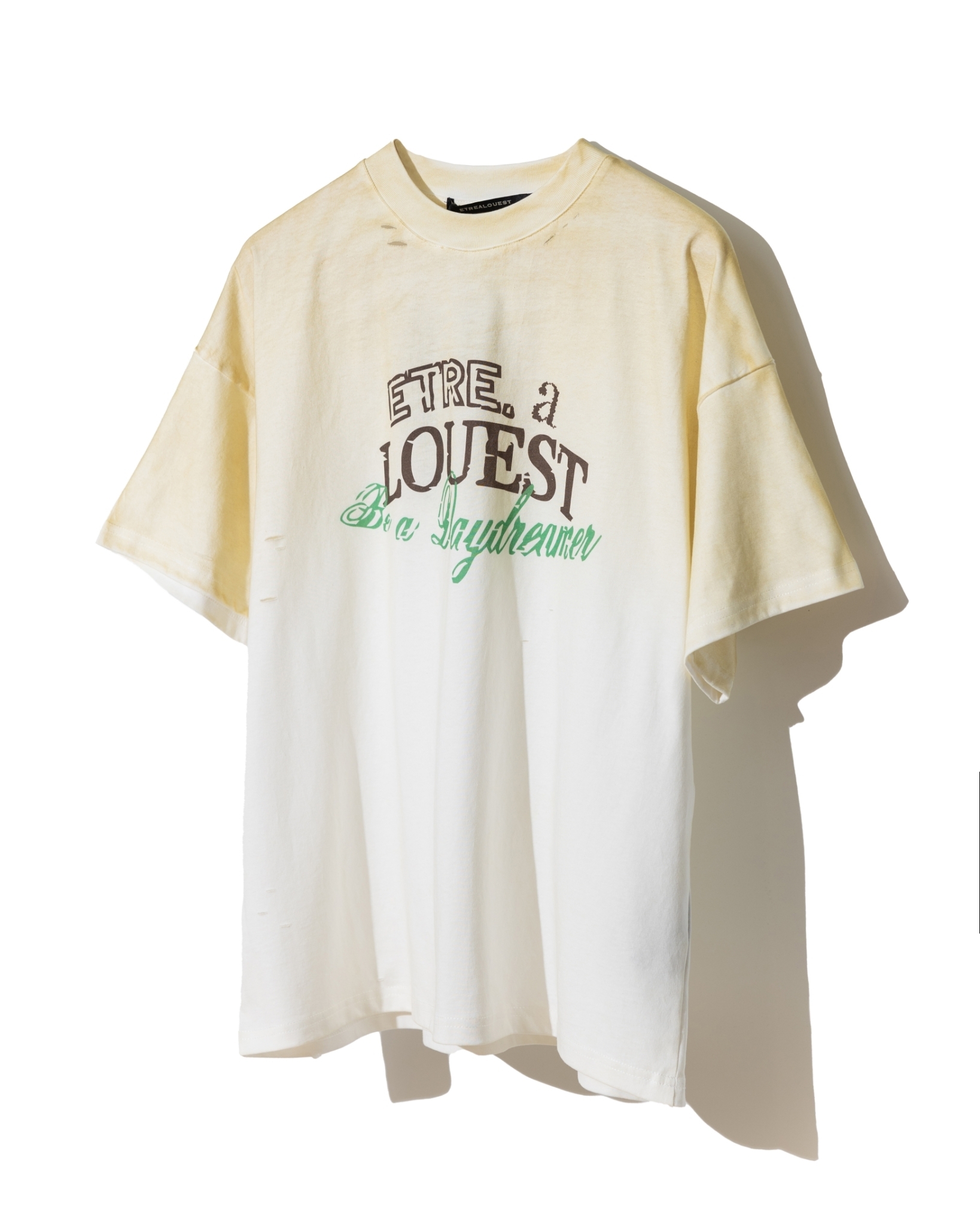 E'TREALOUEST Logo Vintage Destroyed Tee