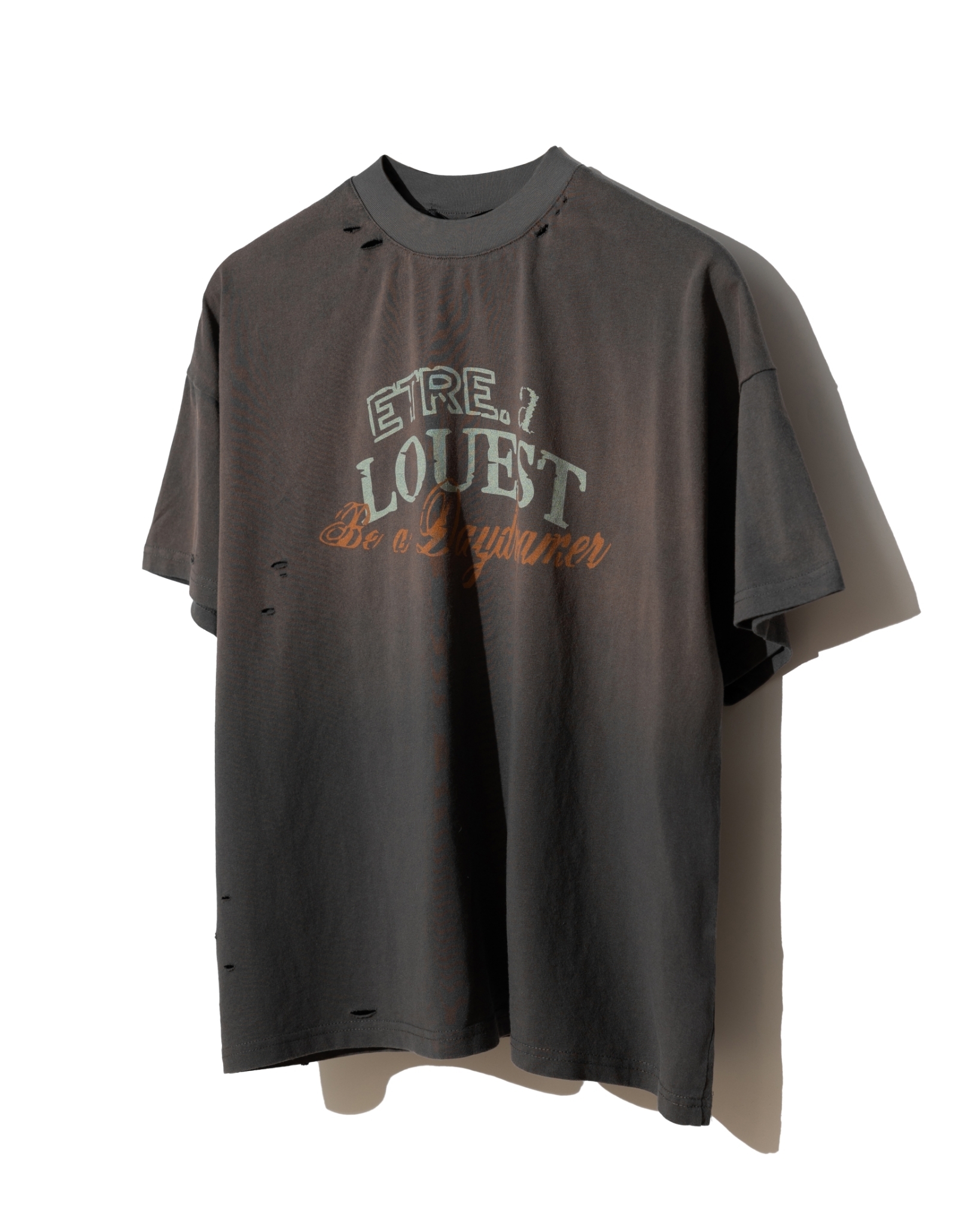 E'TREALOUEST Logo Vintage Destroyed Tee