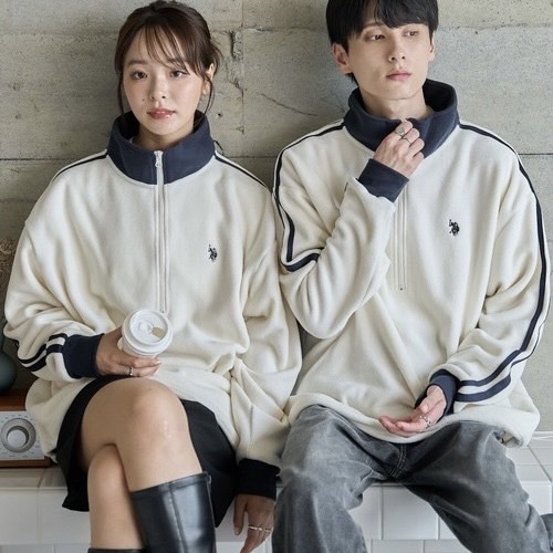 "代購" U.S. POLO ASSN. X WEGO 半開襟套頭衫