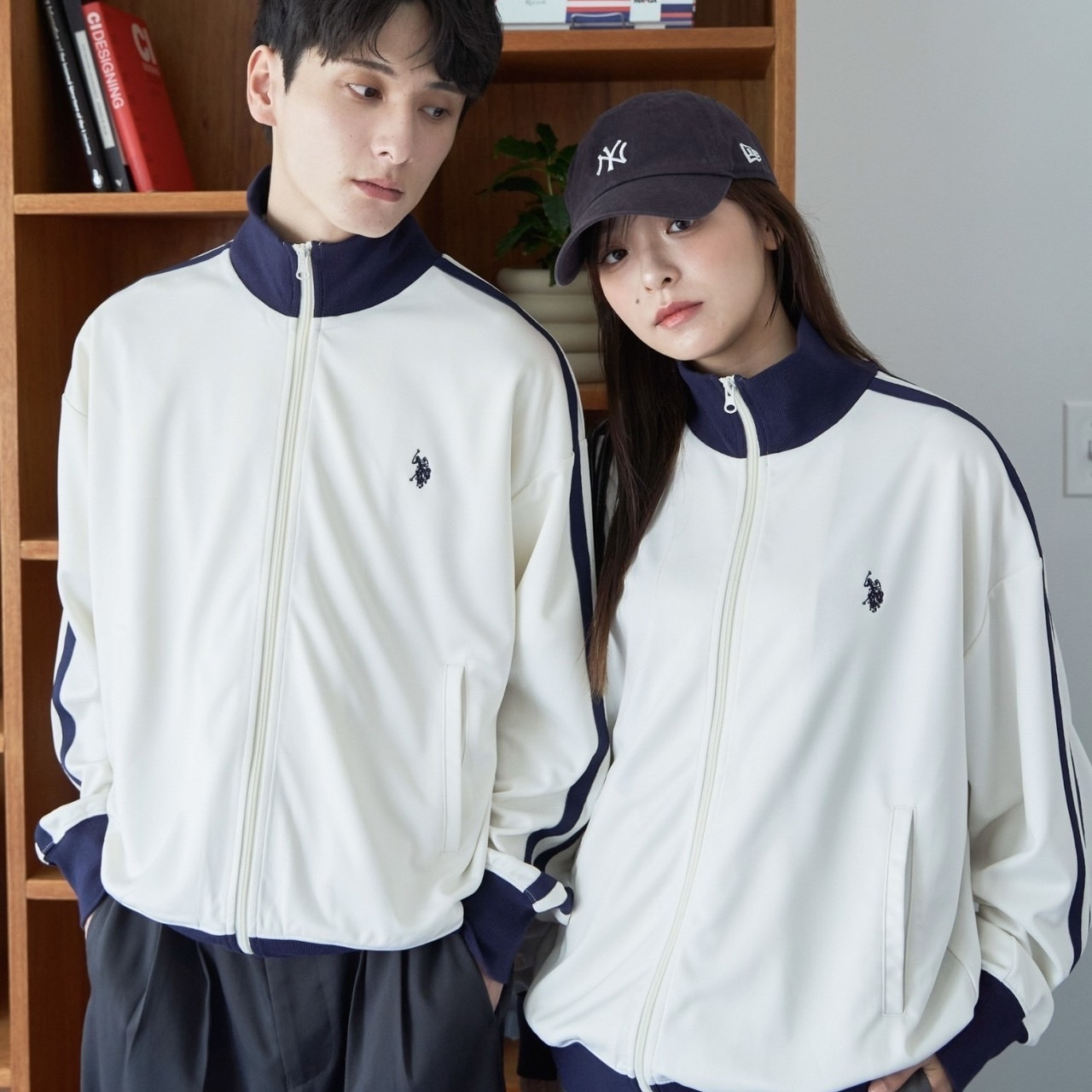 "代購" U.S. POLO ASSN. X WEGO 條紋運動夾克