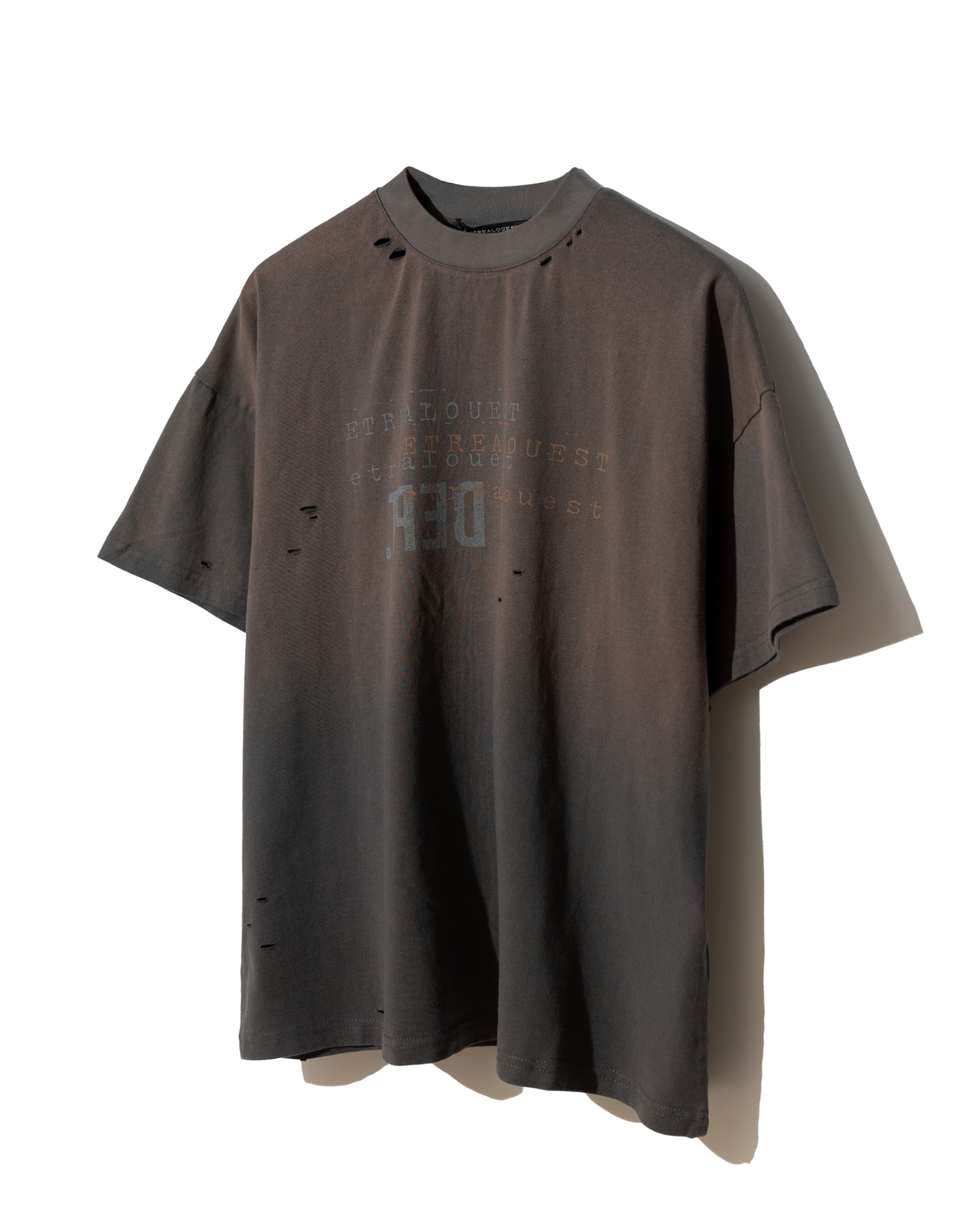 E'TREALOUEST Dept Vintage Destroyed Tee