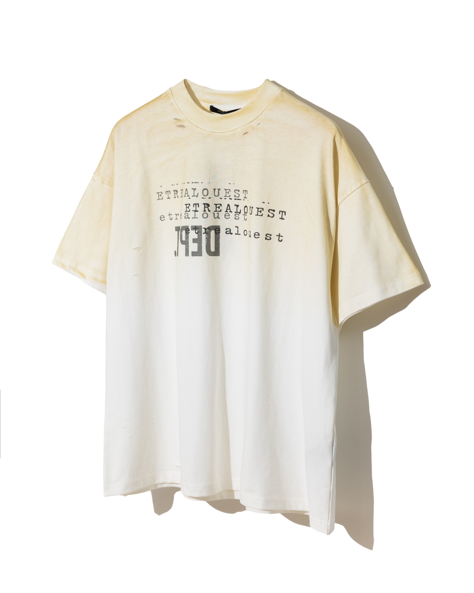 E'TREALOUEST Dept Vintage Destroyed Tee
