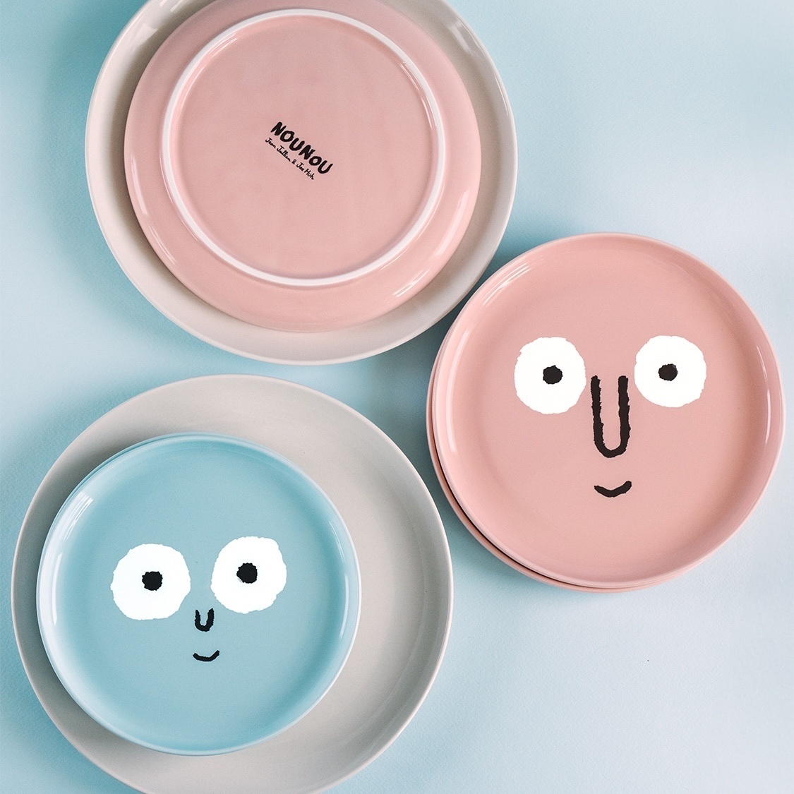 Nounou 表情盤子