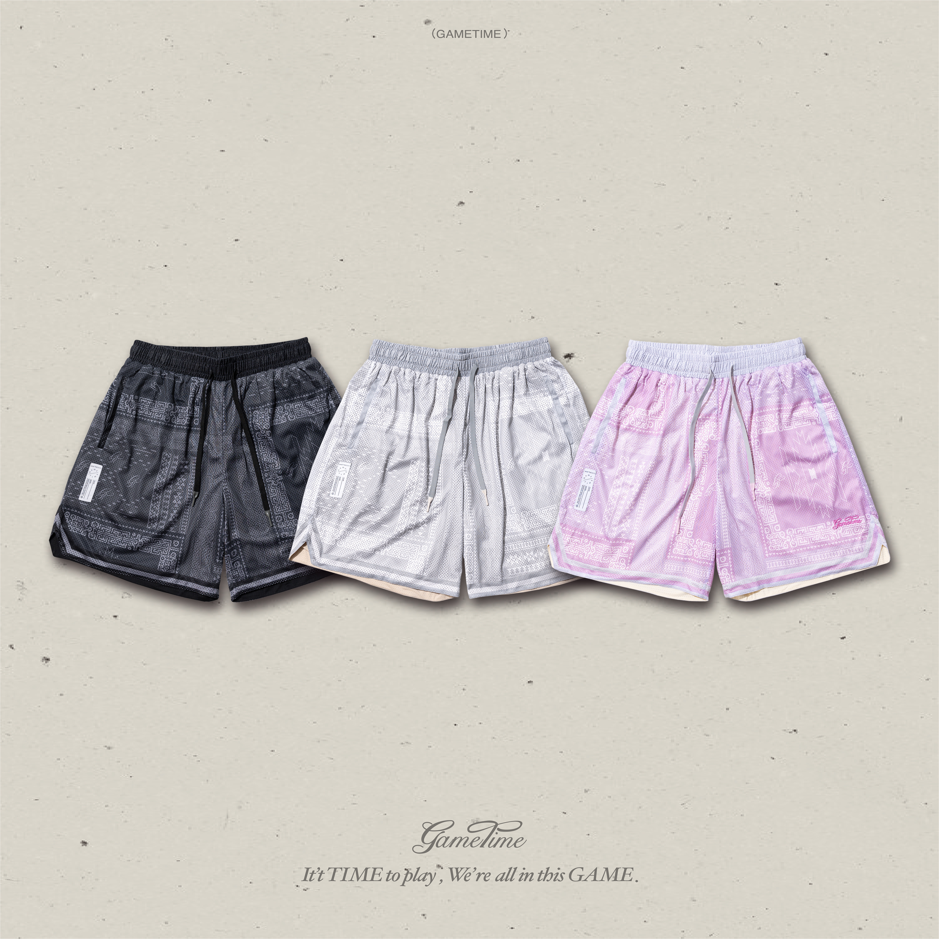 GAMETIME 24SS Totem Jersey Shorts