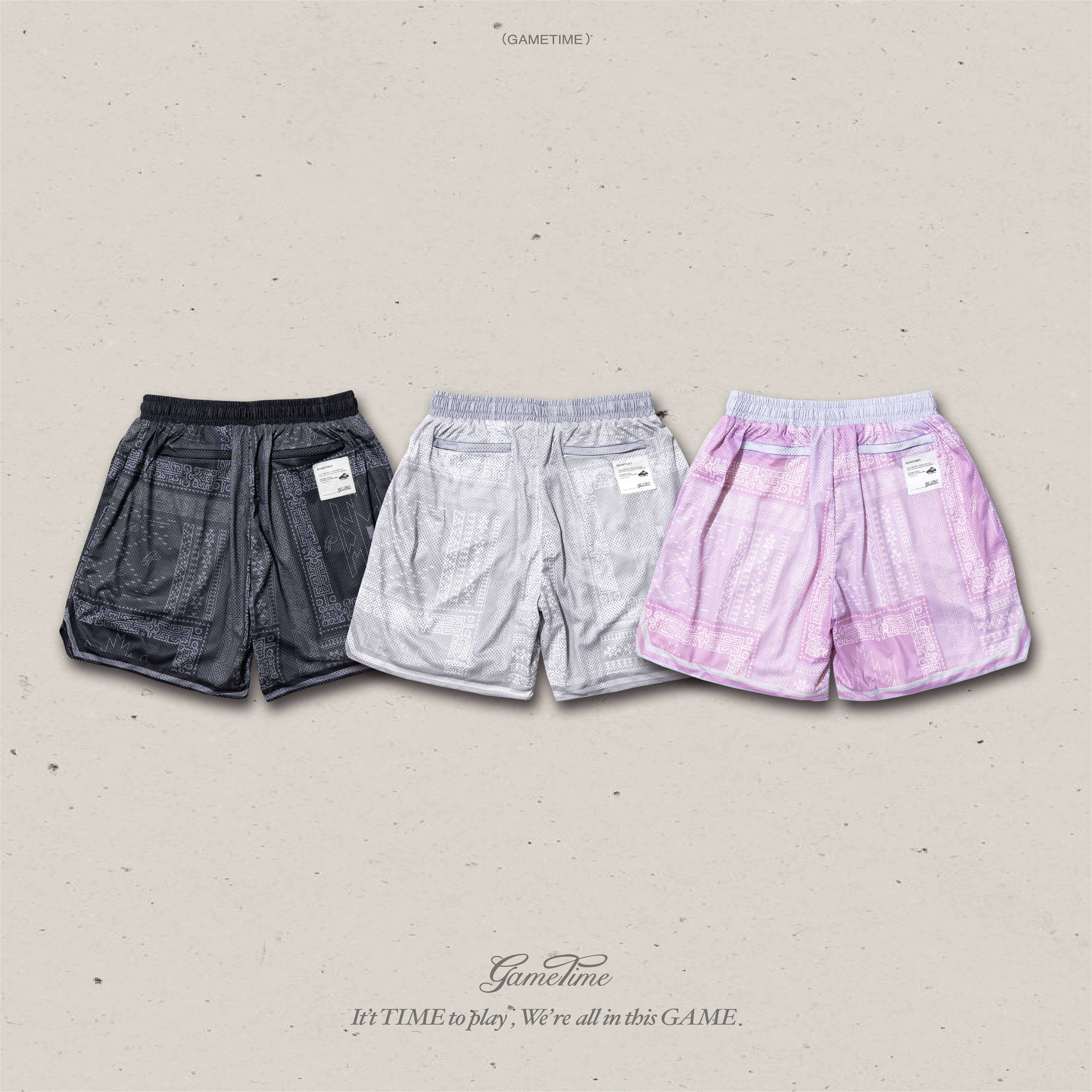 GAMETIME 24SS Totem Jersey Shorts