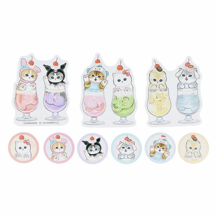 Sanrio Sticker Flakes - Mofusand x Sanrio