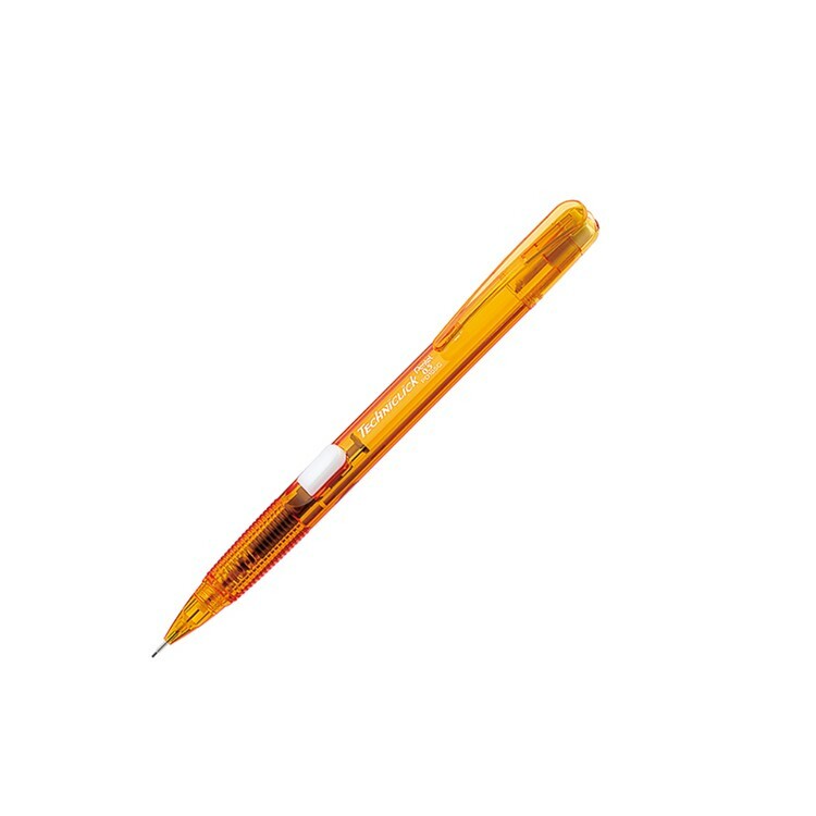 PENTEL 果凍側壓自動鉛筆 TECHNICLICK PD105C 橘