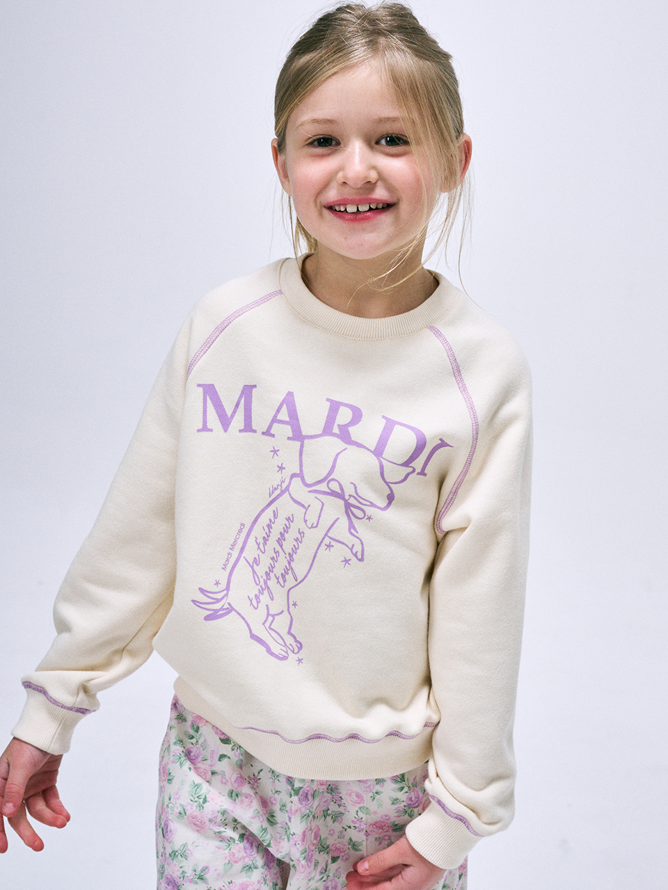 Mardi Mercredi KIDS SWEATSHIRT SWING THE TAIL DDANJI