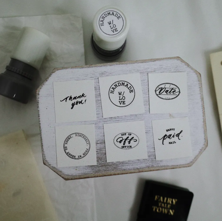 Routine 光敏事務印章 6款(附贈專用印油)｜茄子先生