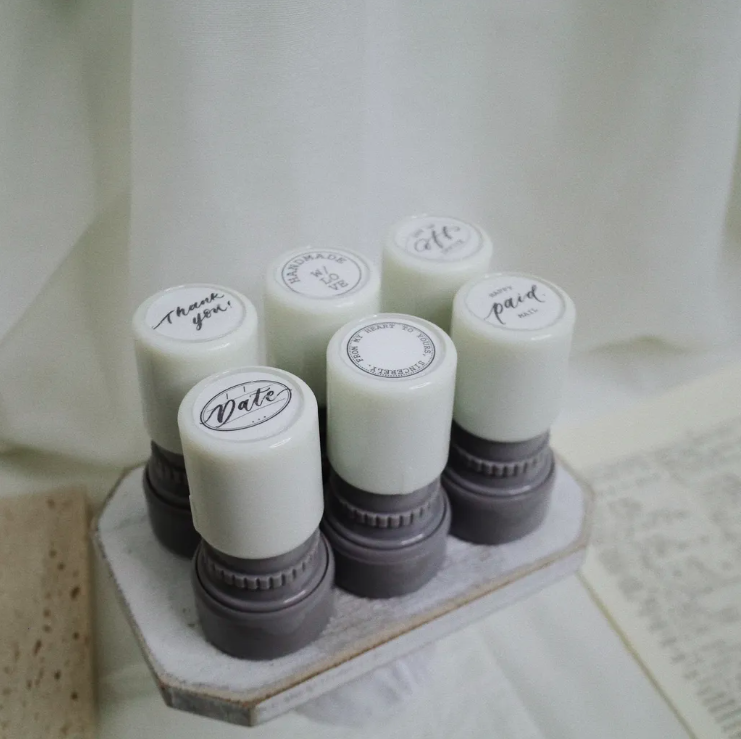 Routine 光敏事務印章 6款(附贈專用印油)｜茄子先生