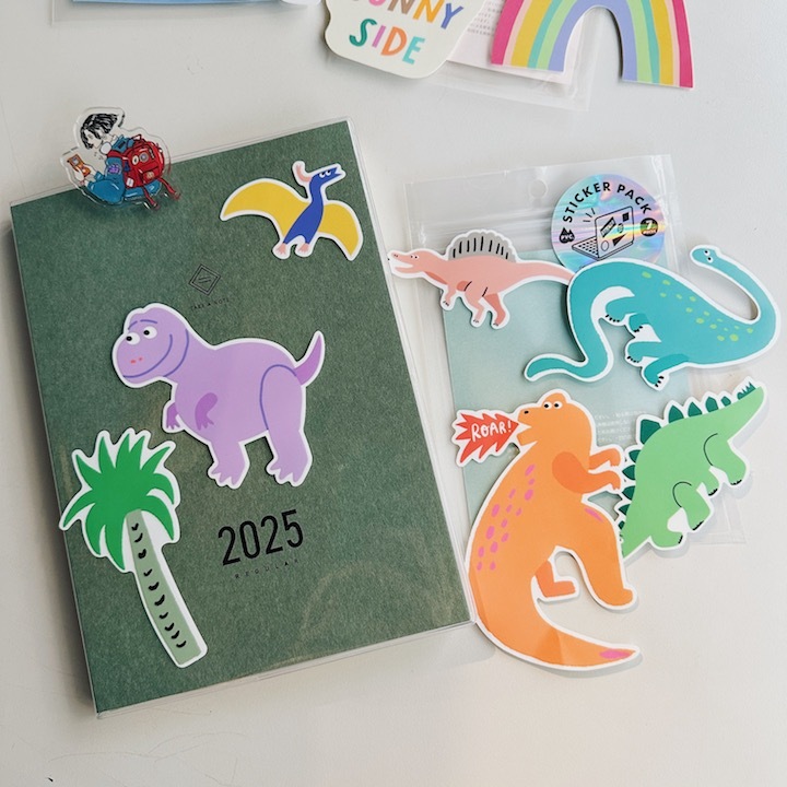 CHIC_恐龍 7入防水貼紙包 ｜日本Greeting Life