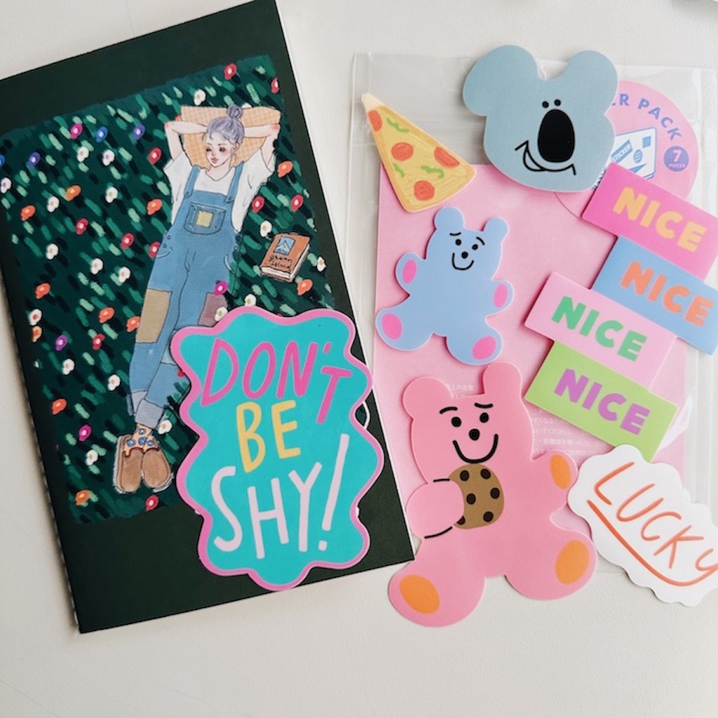 CHIC_熊熊 7入防水貼紙包 ｜日本Greeting Life