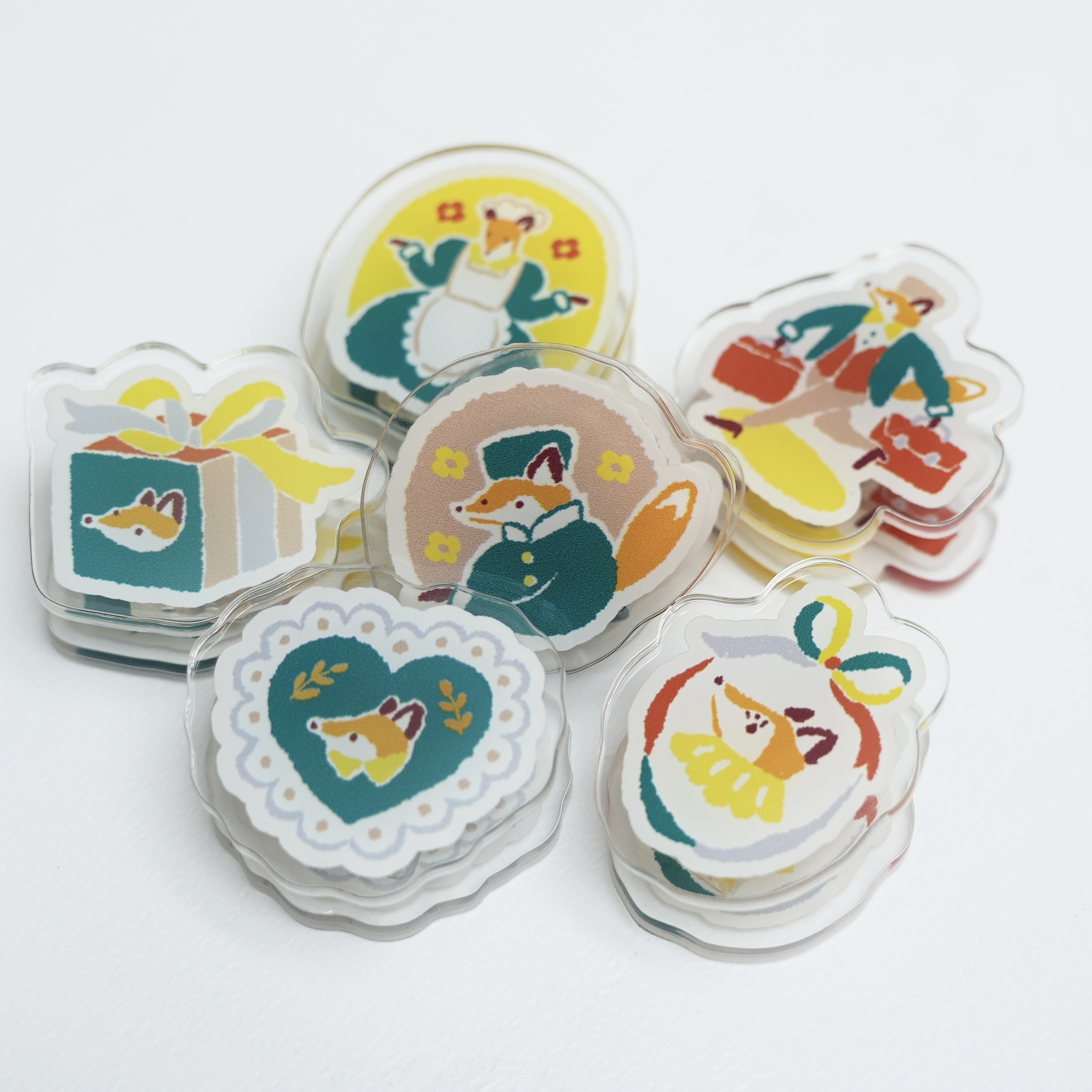 Reiko 狐吉小鎮 壓克力夾 ｜Hello Studio 你好工作室