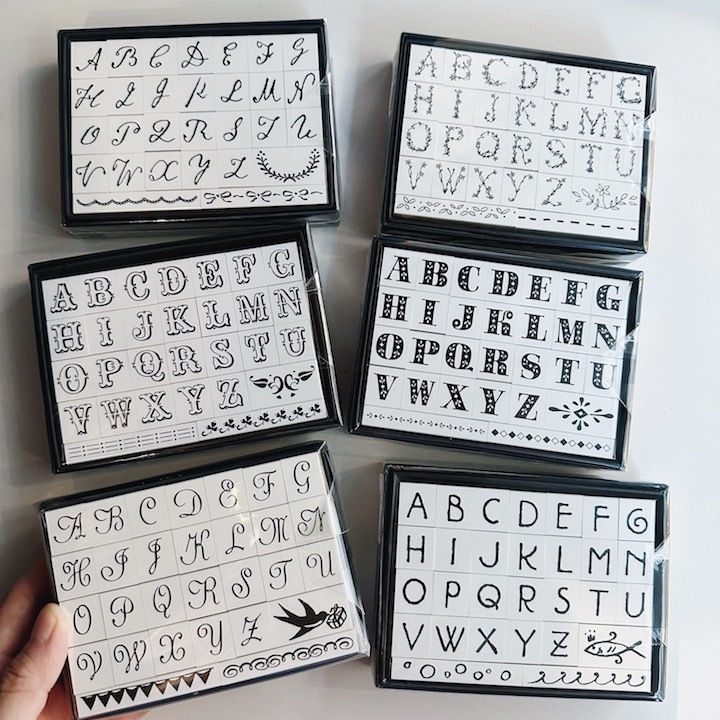 大寫英文字母 印章組