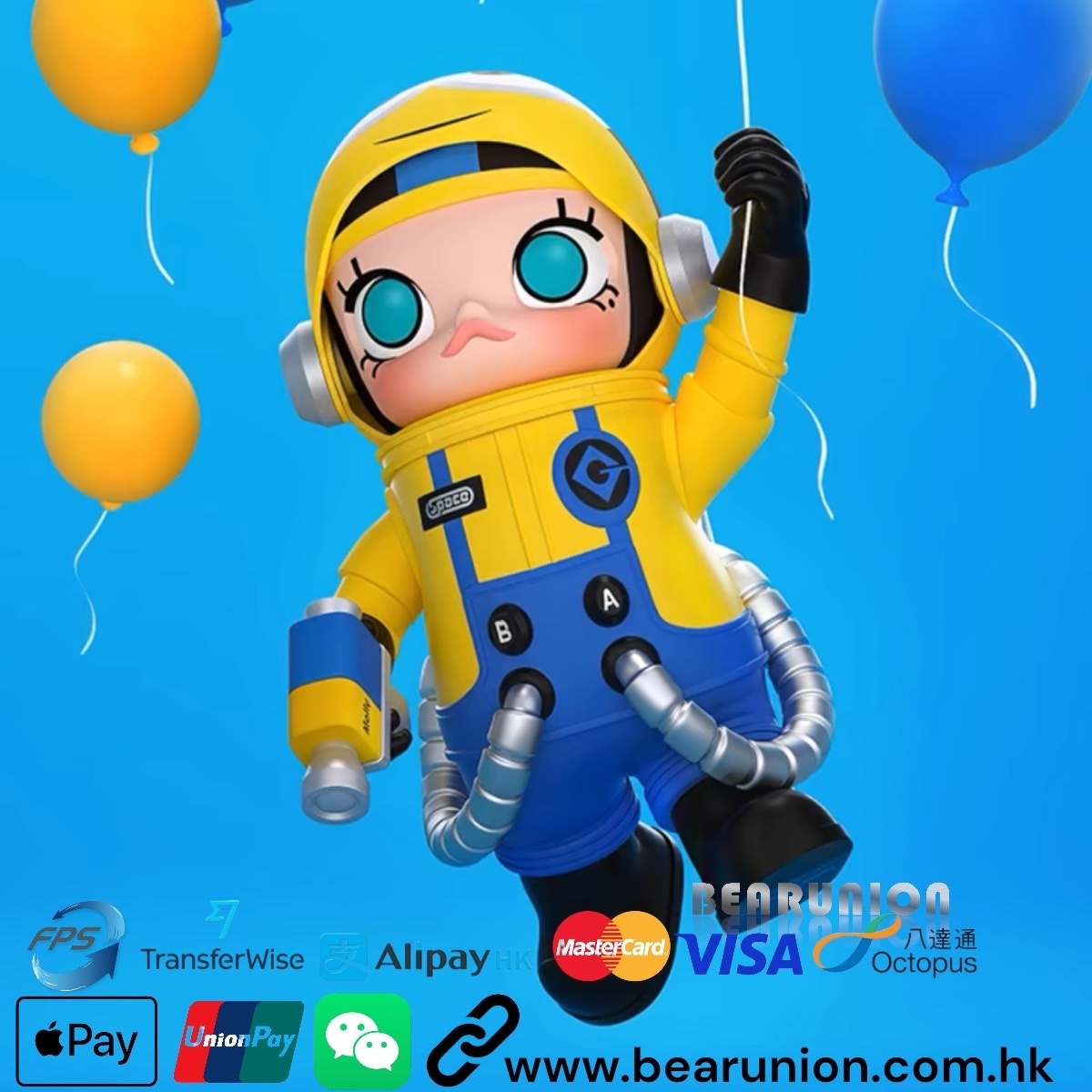 🎏預訂🎏 MEGA SPACE MOLLY 400% 小黃人