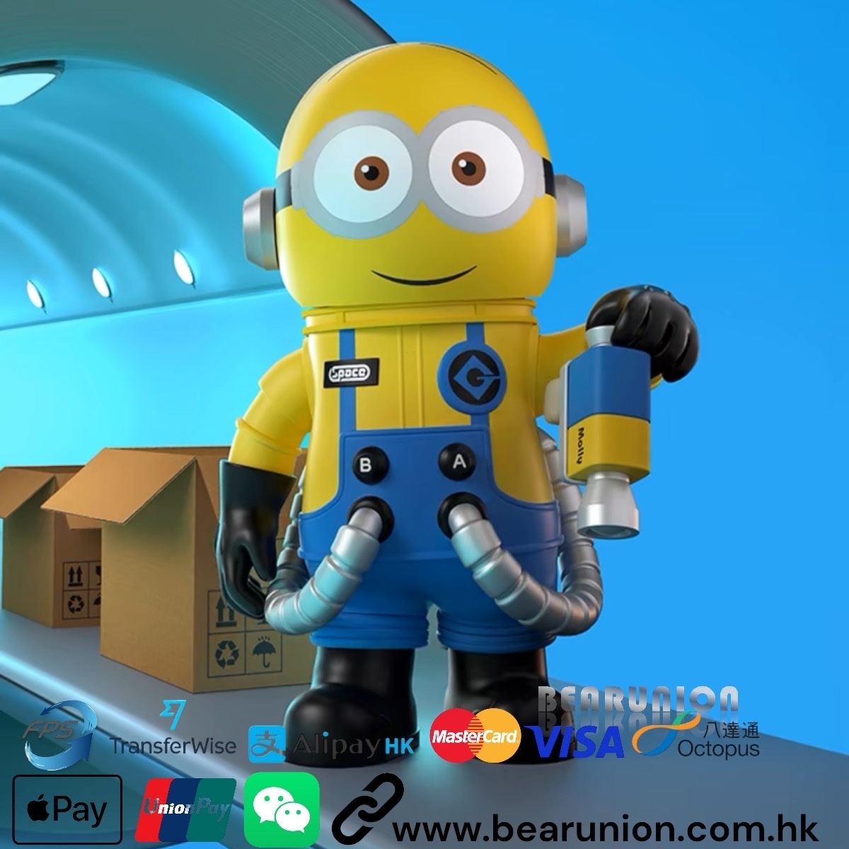 🎏預訂🎏 MEGA SPACE MOLLY 400% 小黃人