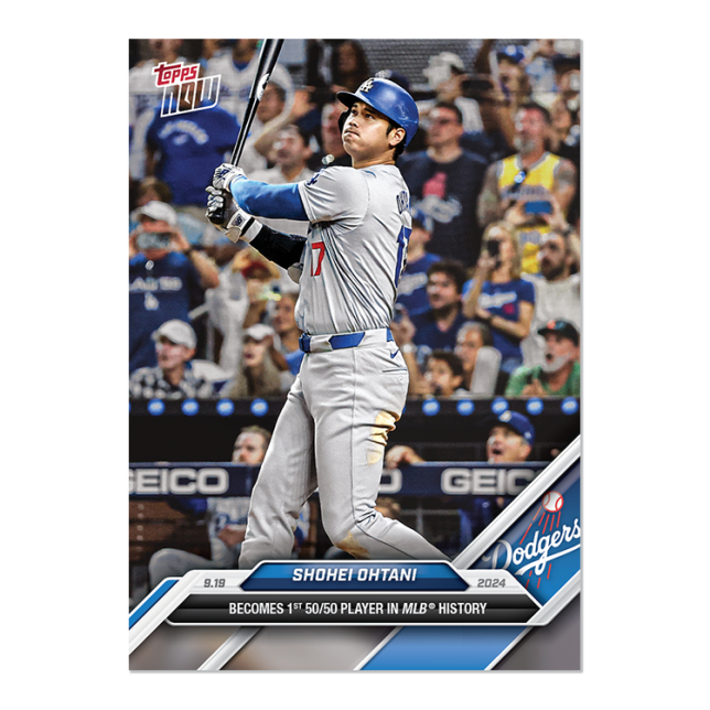 大谷翔平 50/50 官方授權 球員卡