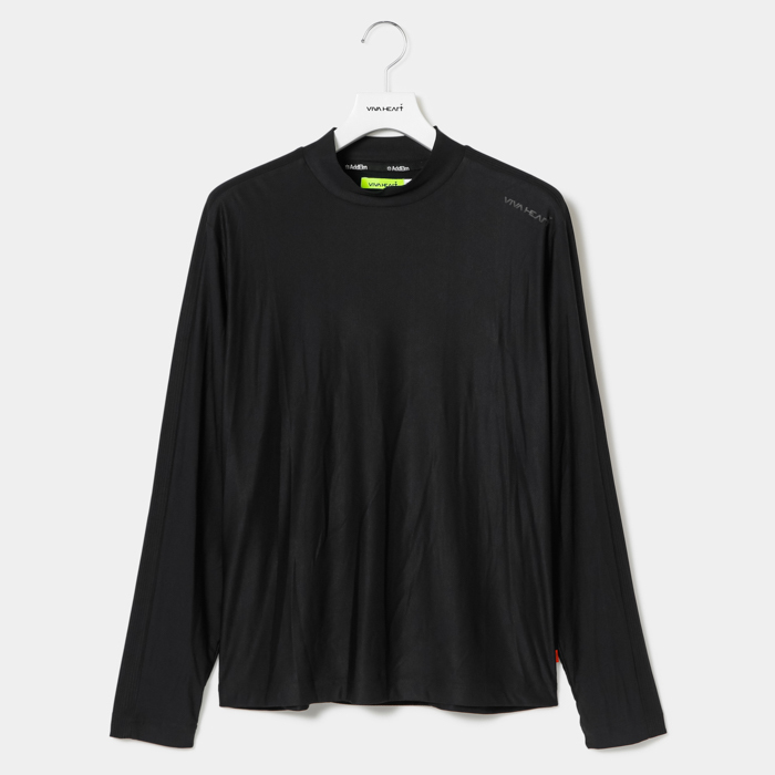 男士-素色長袖小高領