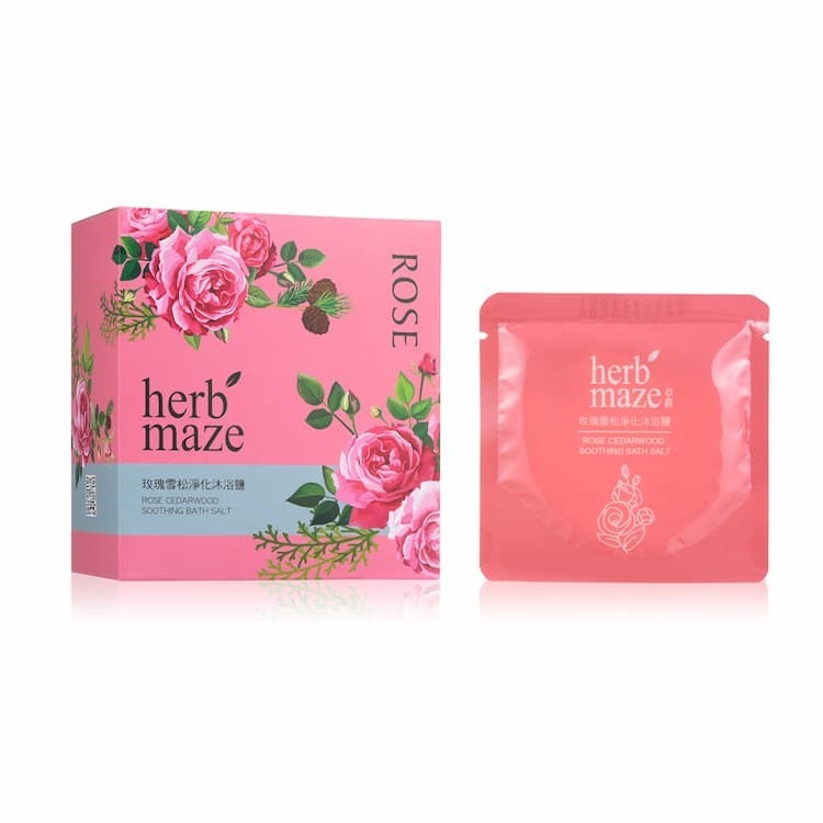 玫瑰雪松淨化沐浴鹽