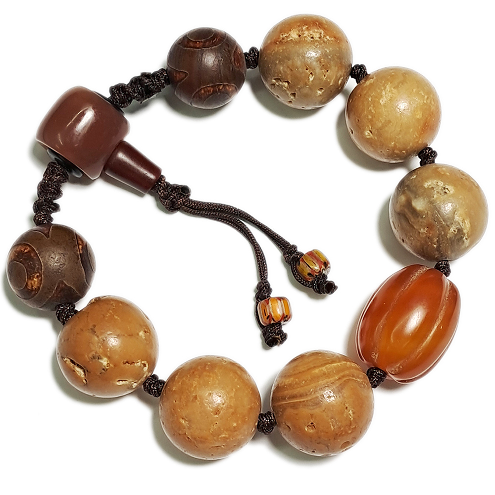 福瓜{紅玉髓}龍宮舍利手珠18mm【十方】153716