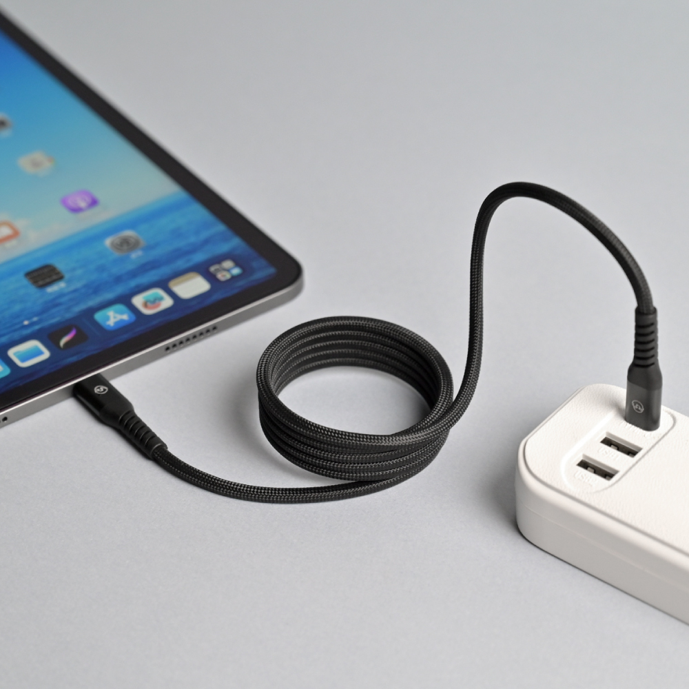 C to C 磁吸收納編織充電線-240W,1.2M