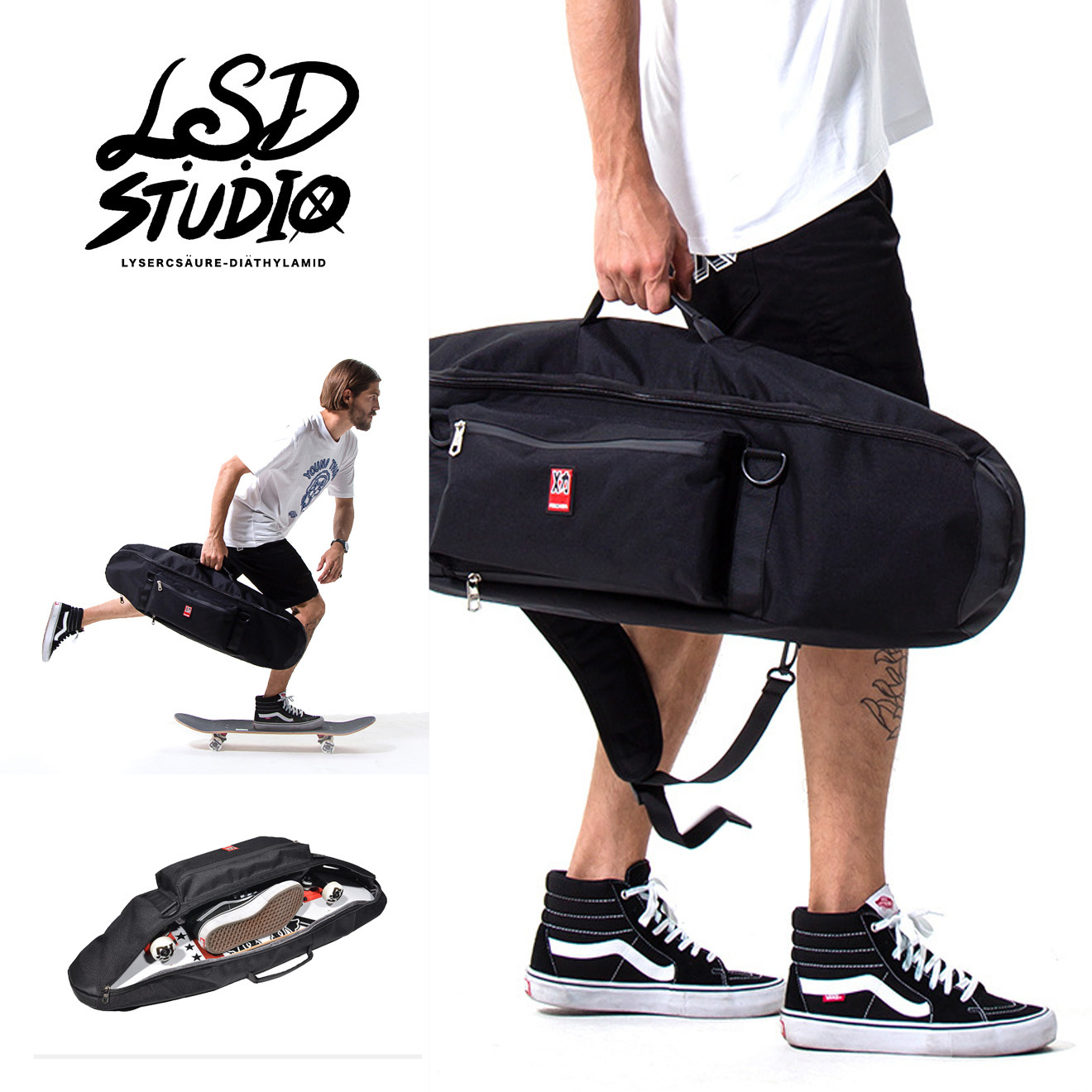 【BGMK011】滑板收納防水套雙肩後背包