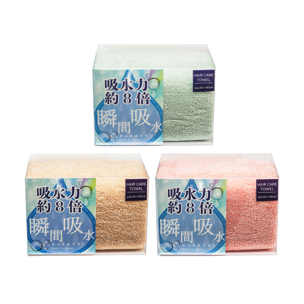 JOGAN日本成願 瞬間吸水系列-擦頭巾(三色)